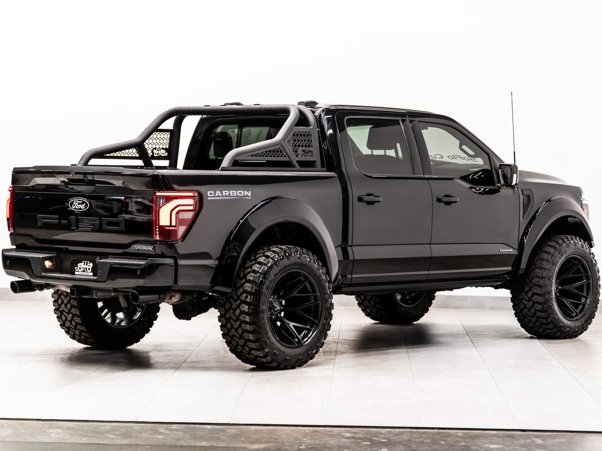 2024 FORD F-150 4X4 LARIAT in Agate Black Metallic, photo 7 of 60
