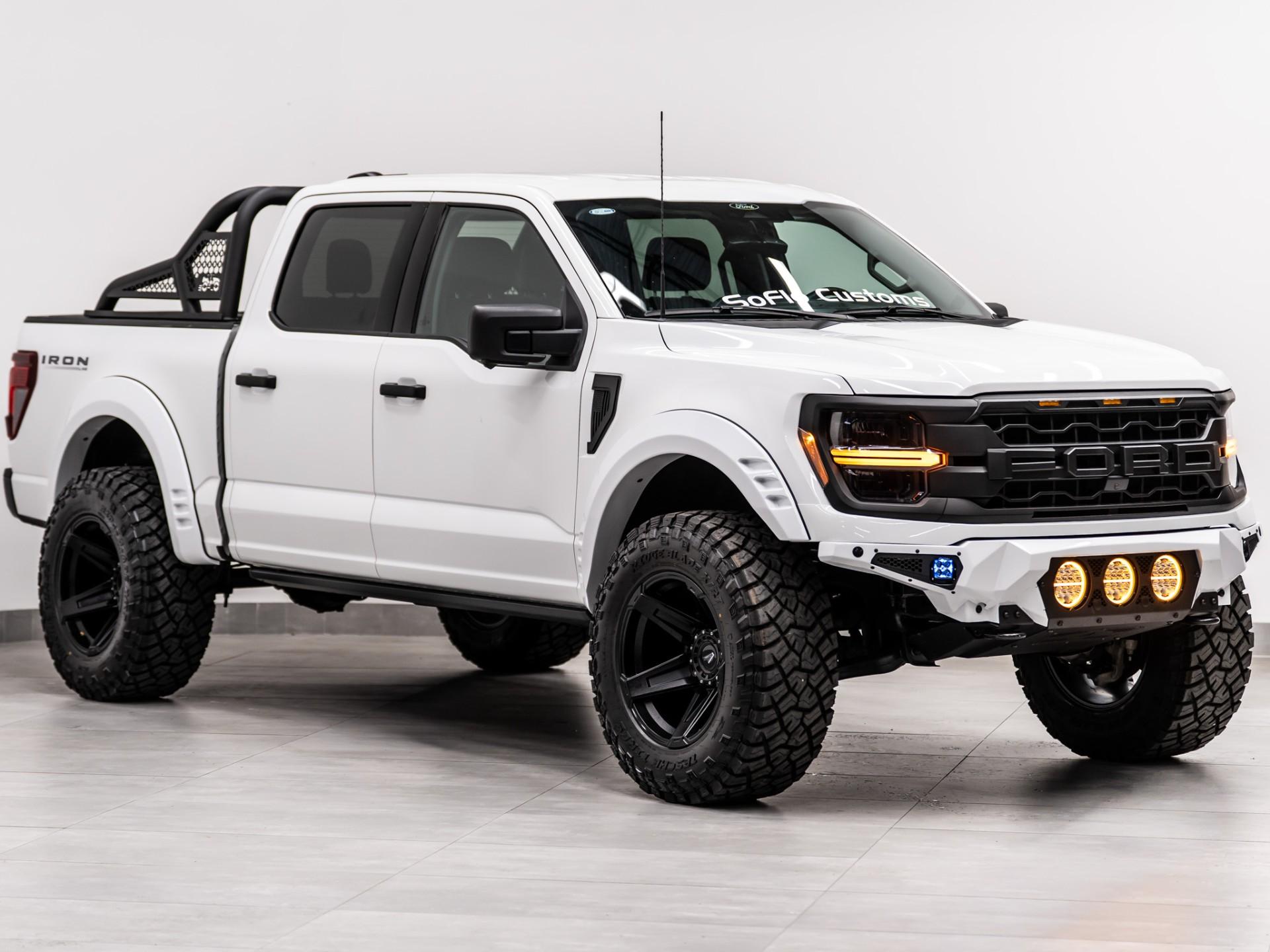 2024 FORD F-150 4X4 in Oxford White, photo 4 of 5