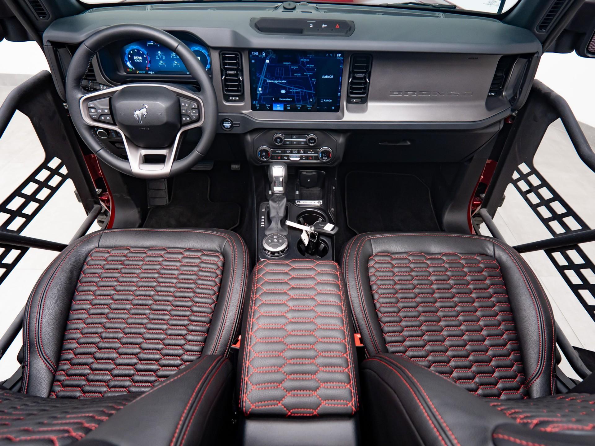 2026 FORD BRONCO 4X4 in Ruby Red Metallic Tinted Clearcoat, photo 40 of 56