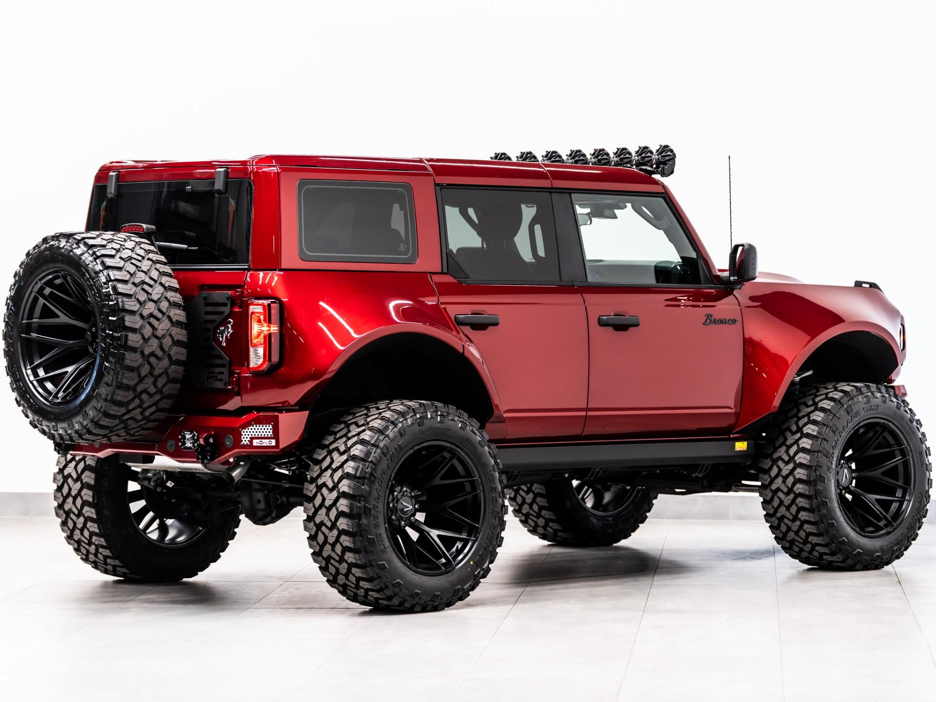 2026 FORD BRONCO 4X4 in Ruby Red Metallic Tinted Clearcoat, photo 8 of 56