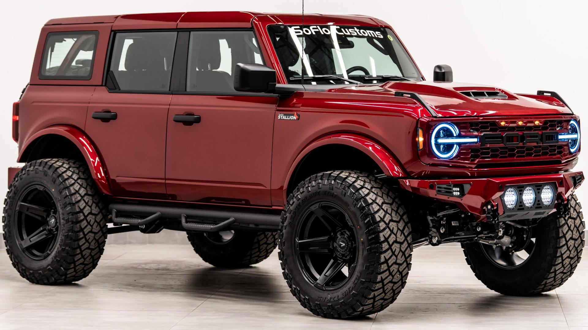 2026 FORD BRONCO 4X4 in Ruby Red Metallic Tinted Clearcoat, photo 7 of 58