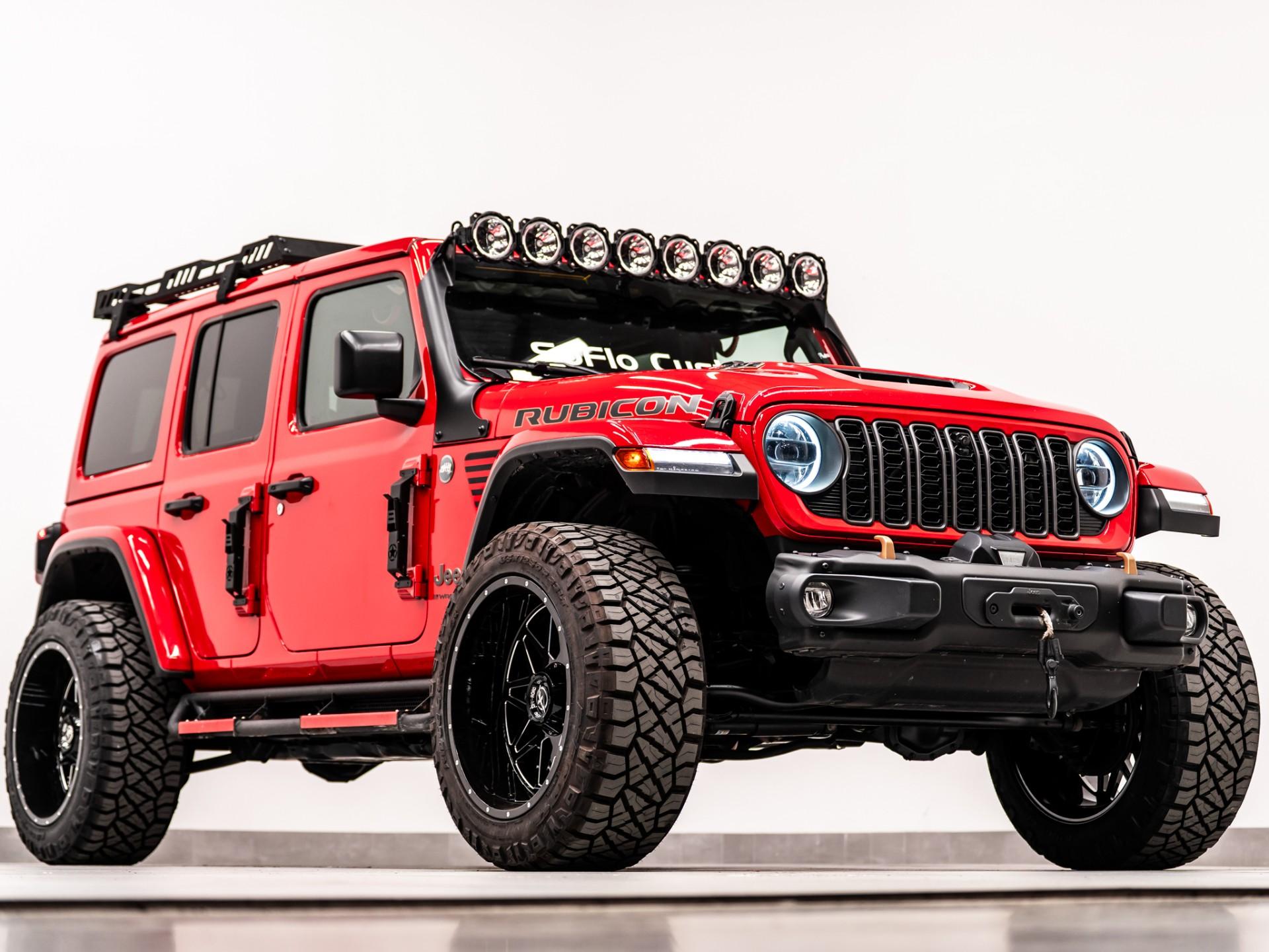 2024 JEEP WRANGLER 4X4 in Firecracker Red Clearcoat, photo 50 of 59