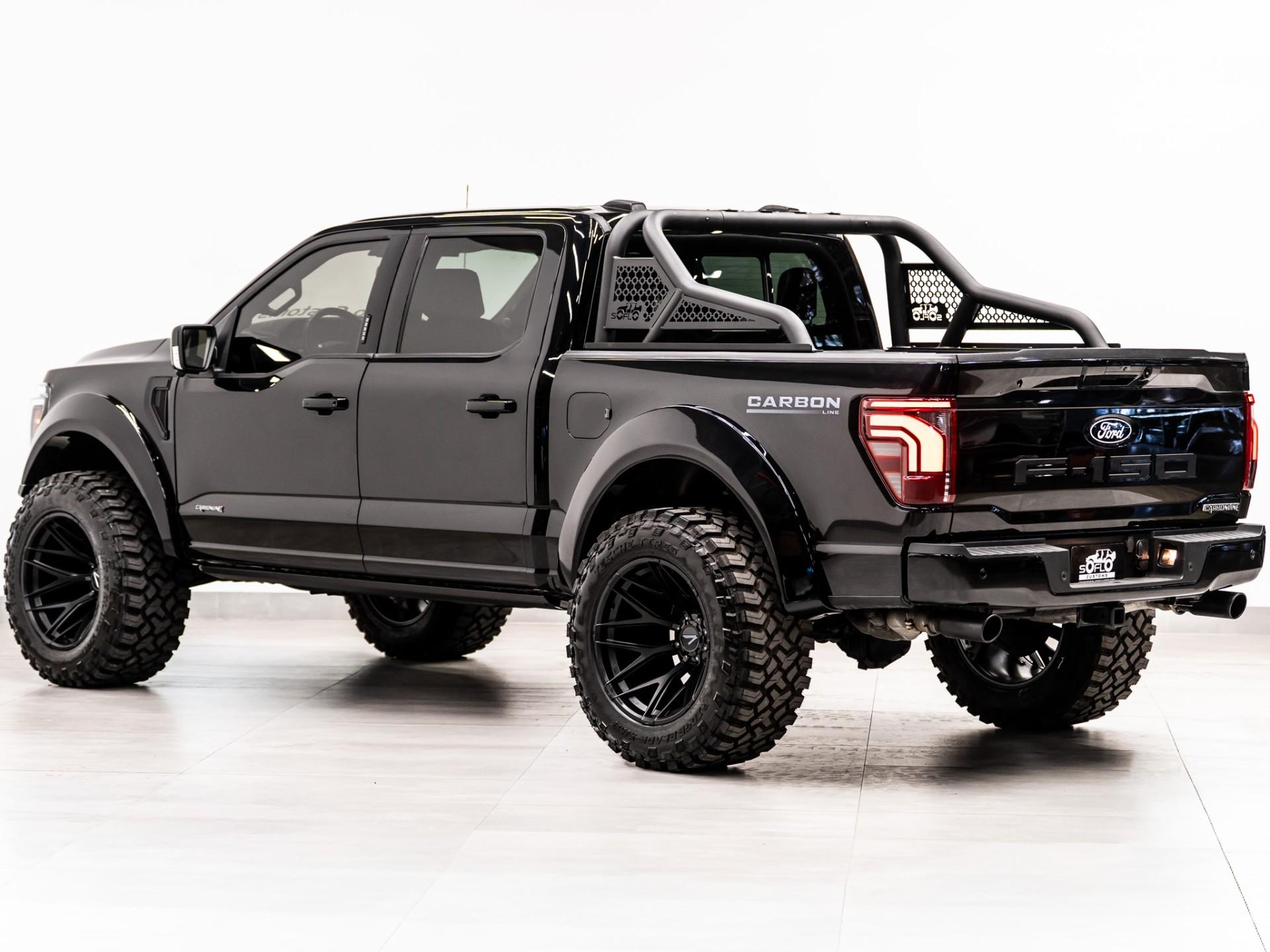 2024 FORD F-150 LARIAT in Agate Black Metallic, photo 8 of 52