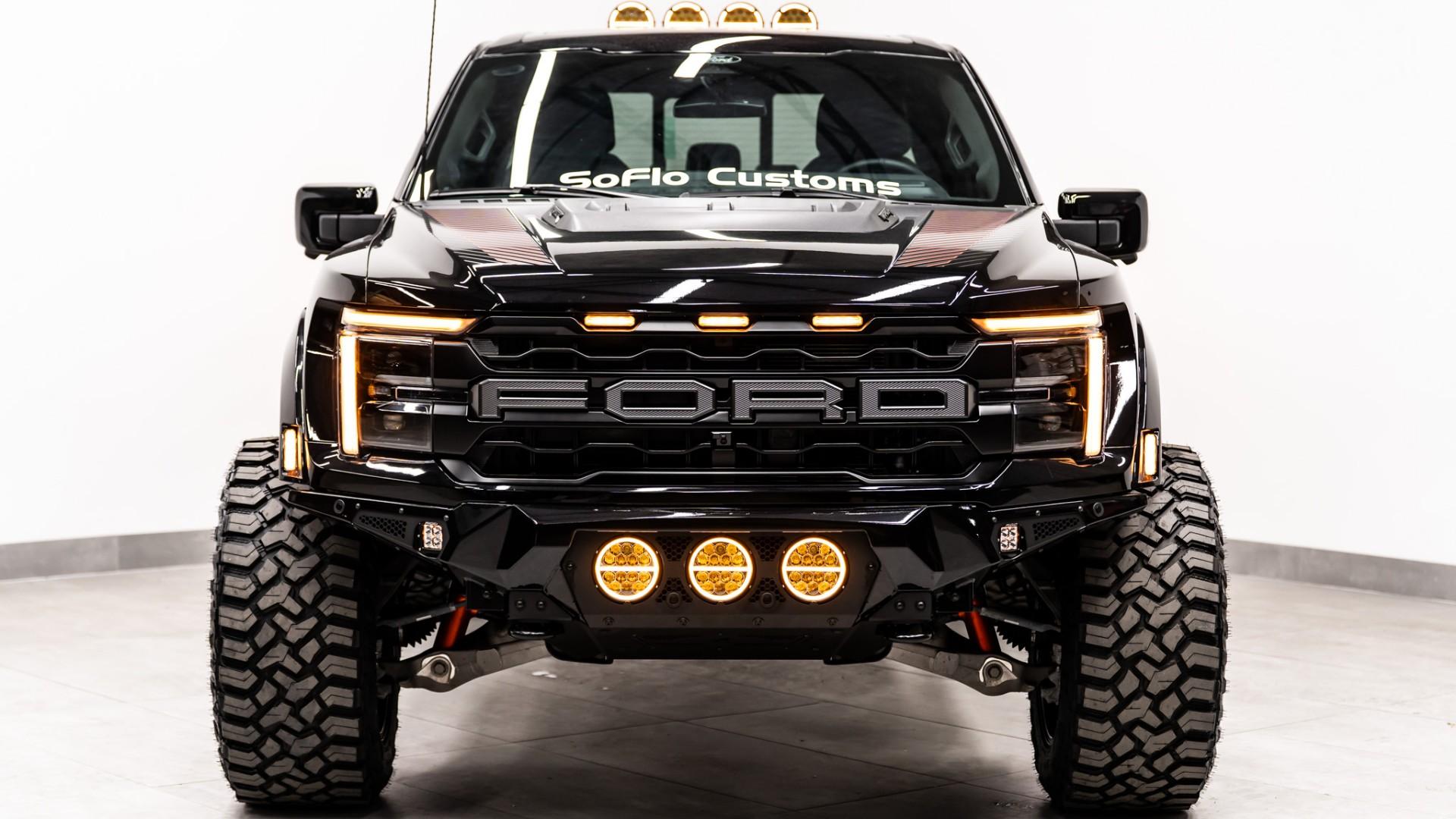 2025 FORD F-150 RAPTOR in Agate Black Metallic, photo 2 of 5