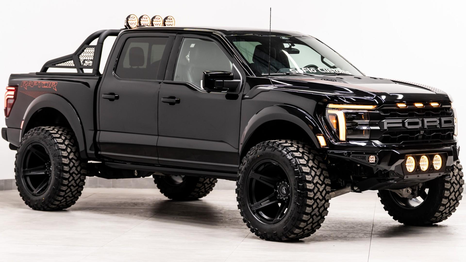 2025 FORD F-150 RAPTOR in Agate Black Metallic, photo 4 of 5