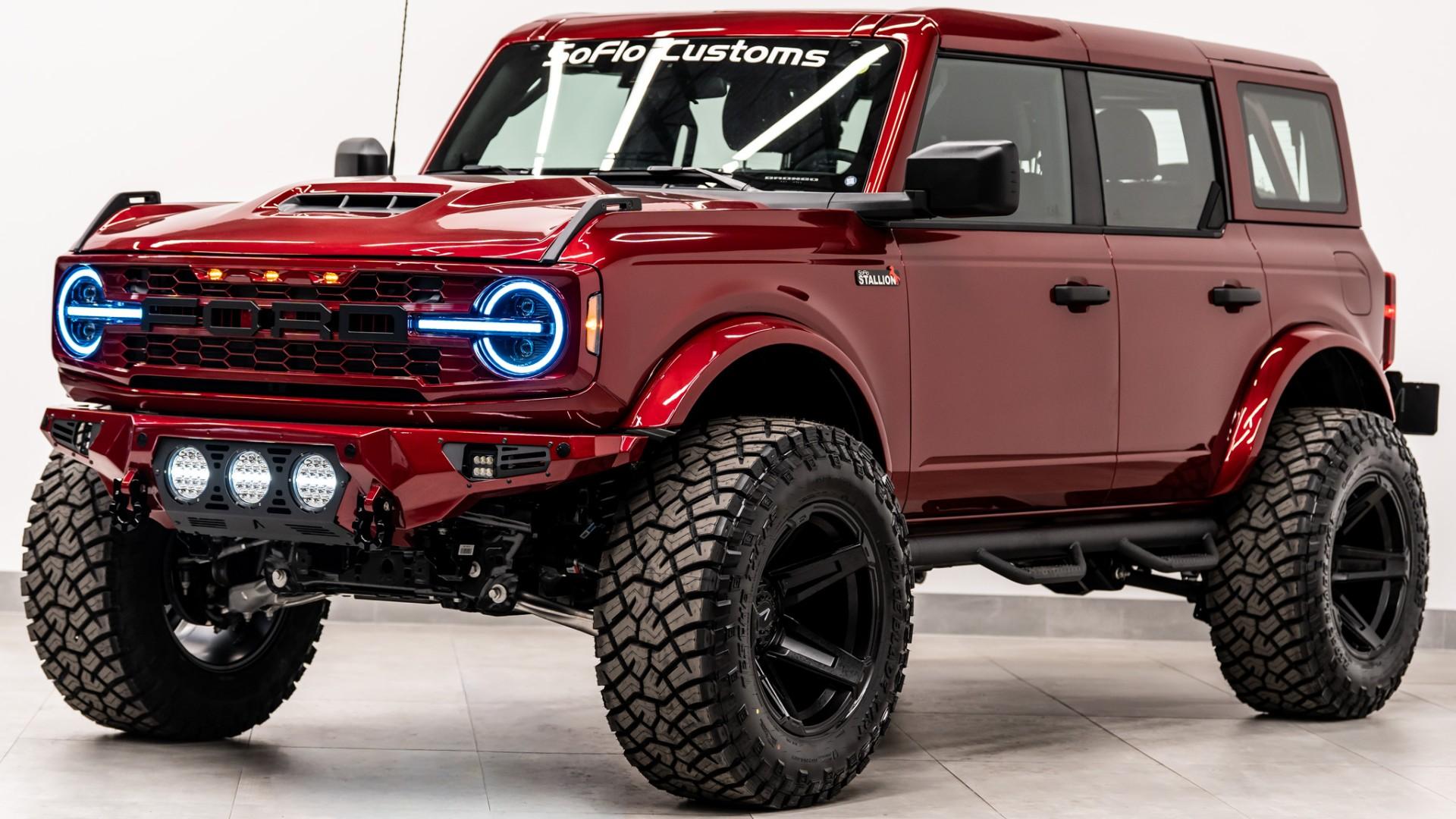 2026 FORD BRONCO 4X4 in Ruby Red Metallic Tinted Clearcoat, photo 21 of 59