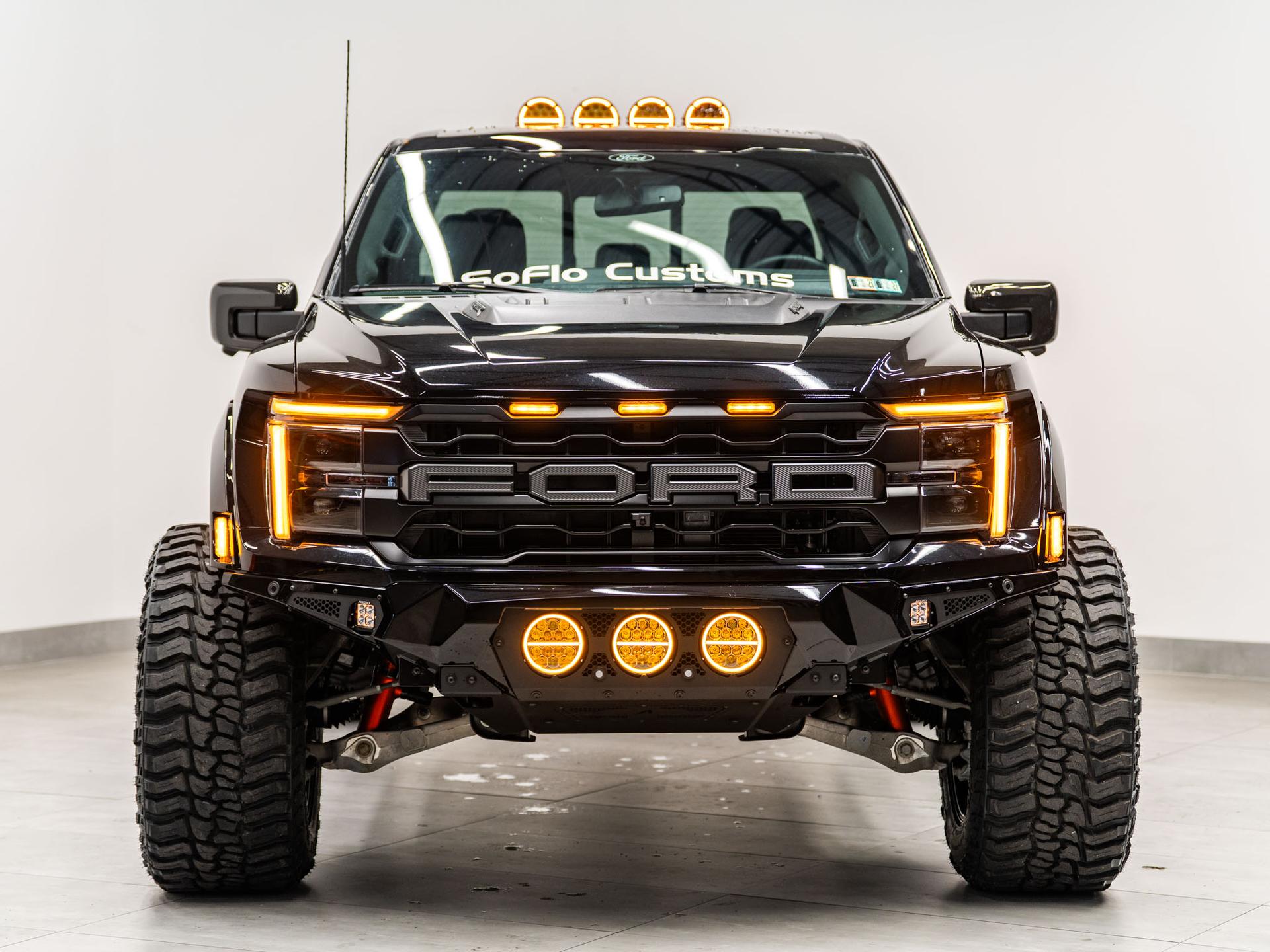 2026 FORD F-150 RAPTOR in Agate Black Metallic, photo 2 of 5