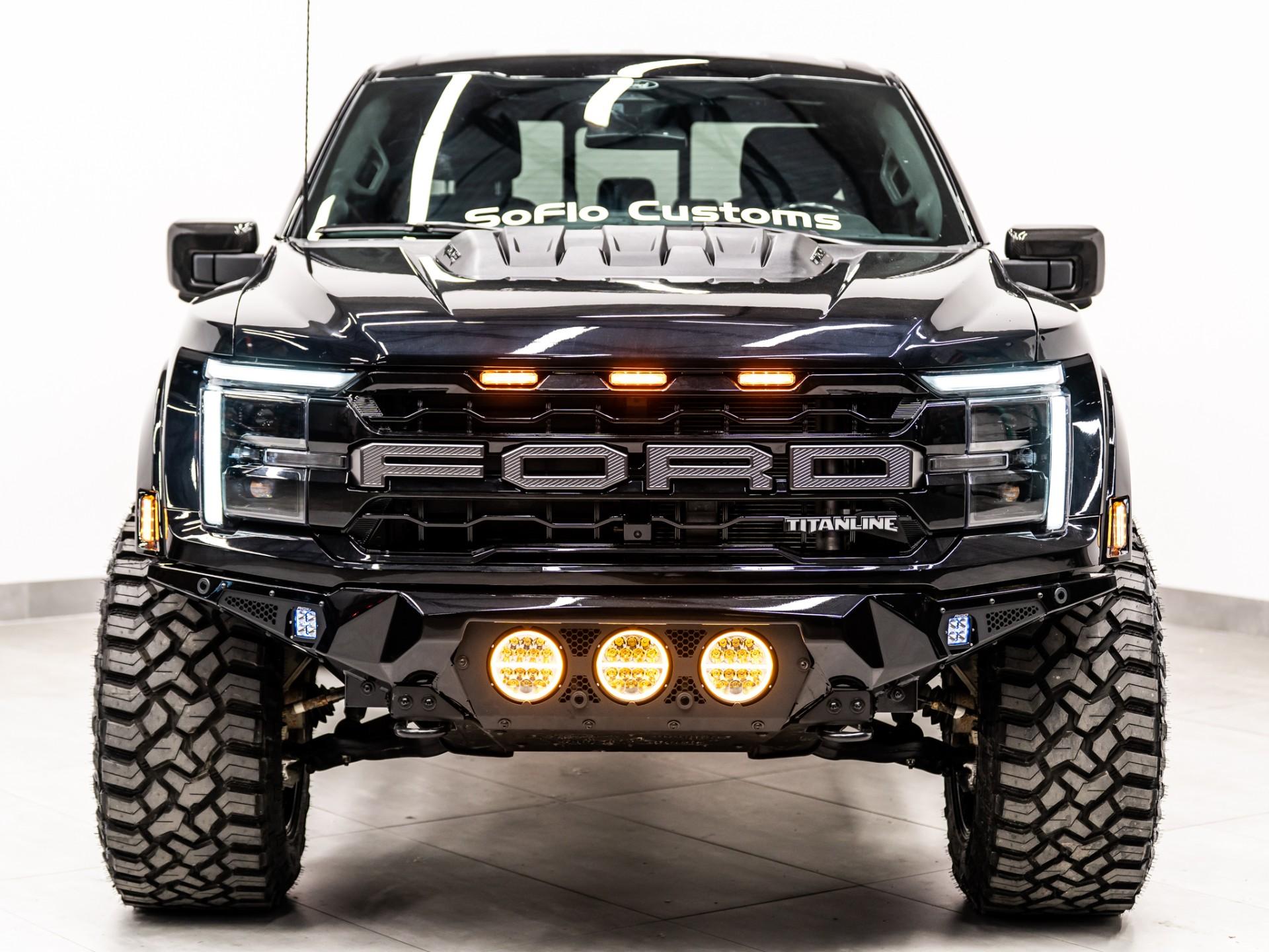 2025 FORD F-150 4X4 LARIAT in Agate Black Metallic, photo 2 of 5