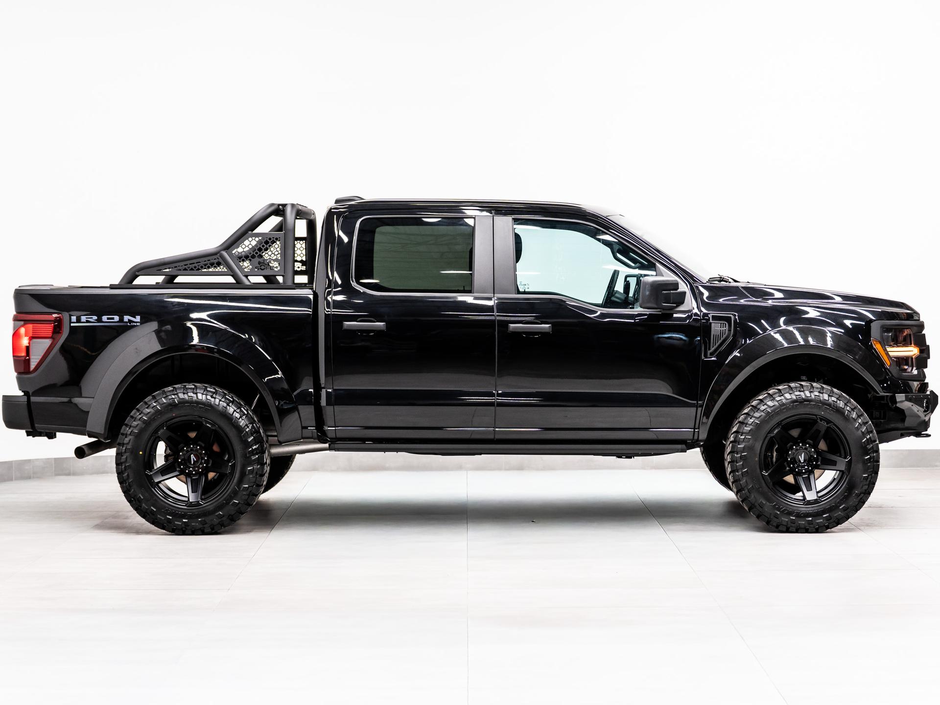 2025 FORD F-150 4X4 in Agate Black Metallic, photo 5 of 5