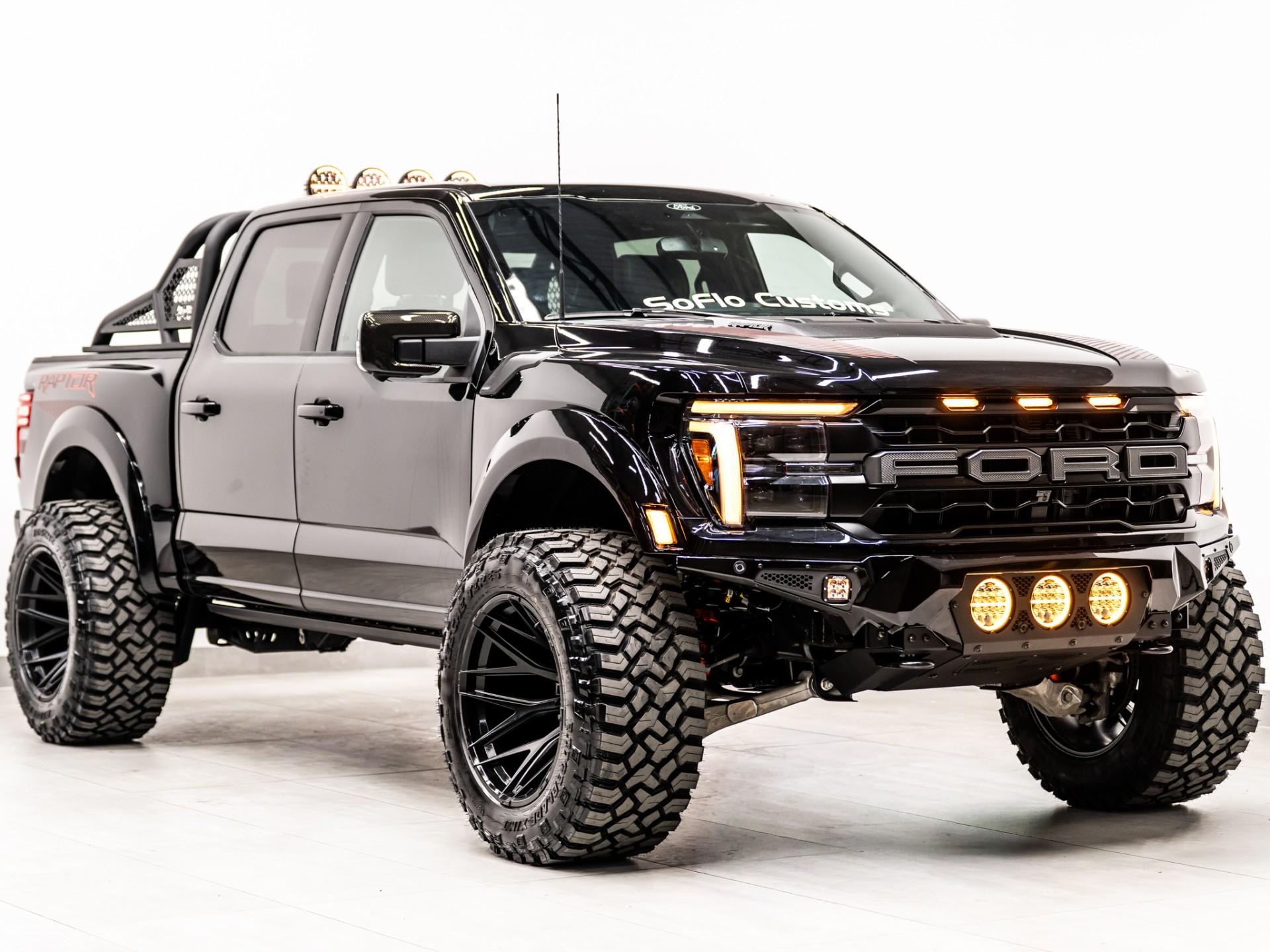 2025 FORD F-150 RAPTOR in Agate Black Metallic, photo 3 of 5
