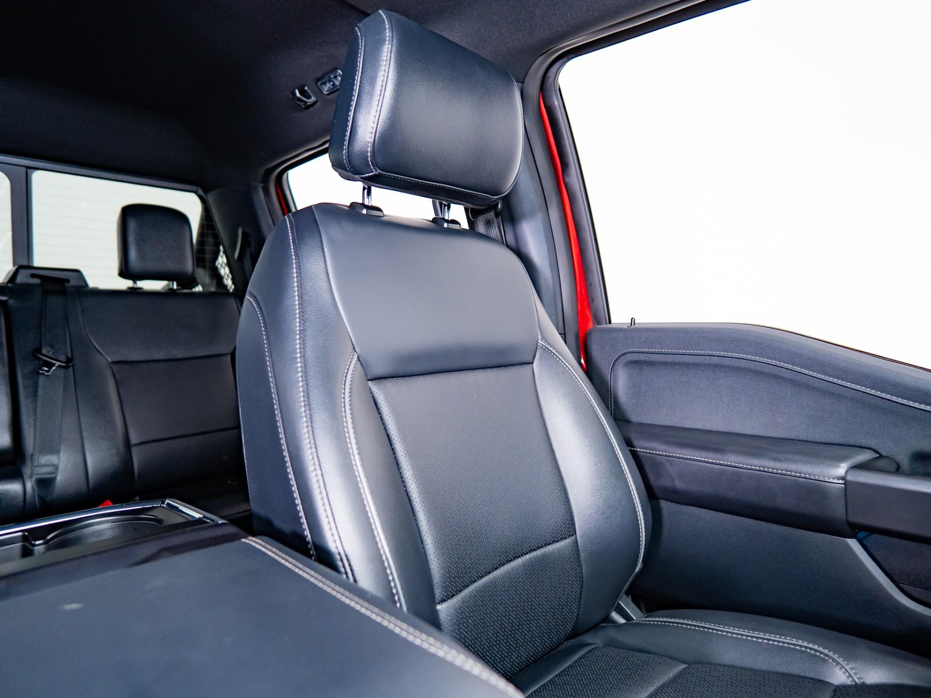 2025 FORD F-150 LARIAT 4X4 in Rapid Red Metallic Tinted Clearcoat, photo 32 of 49
