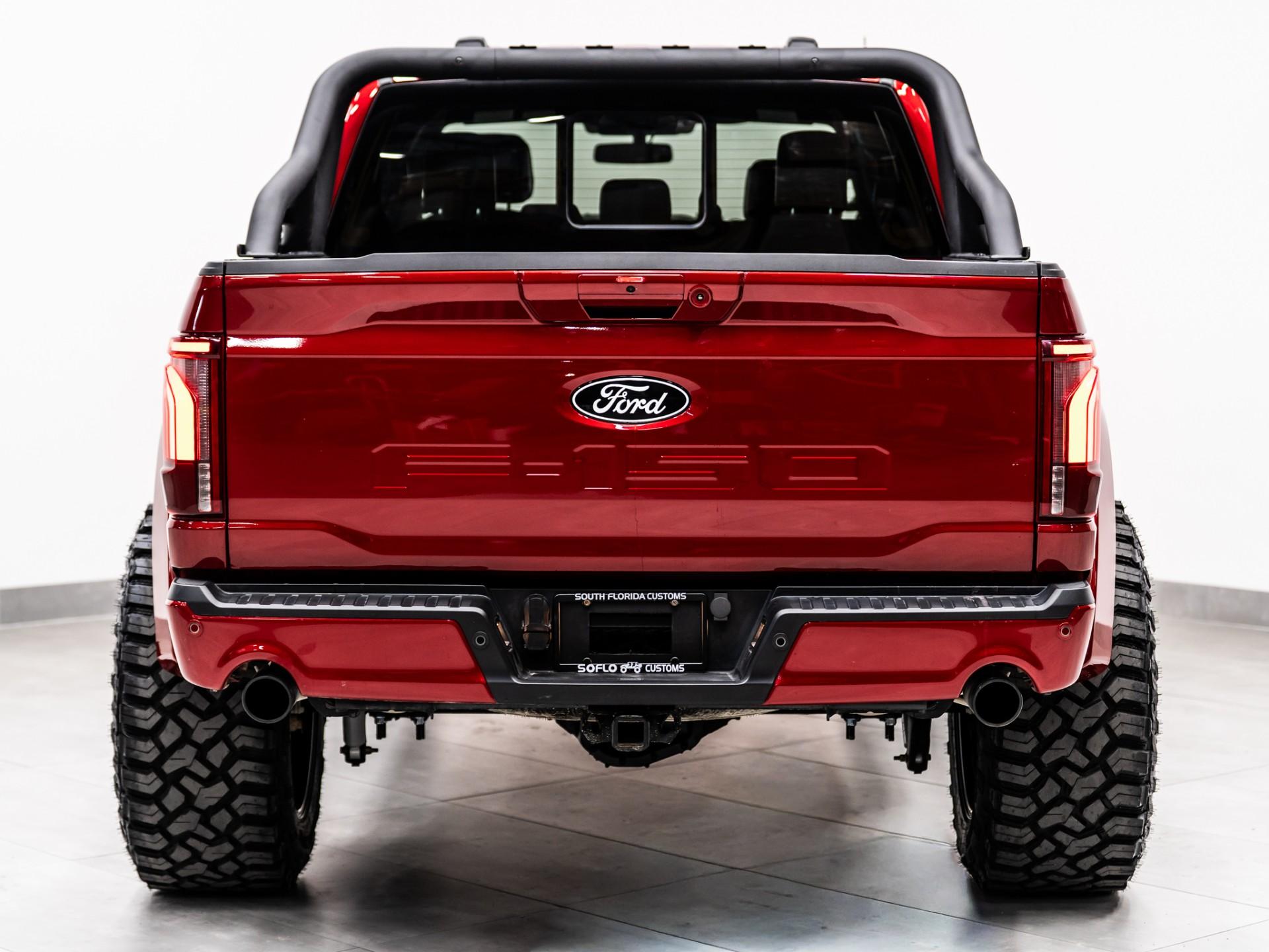 2025 FORD F-150 LARIAT 4X4 in Rapid Red Metallic Tinted Clearcoat, photo 7 of 49
