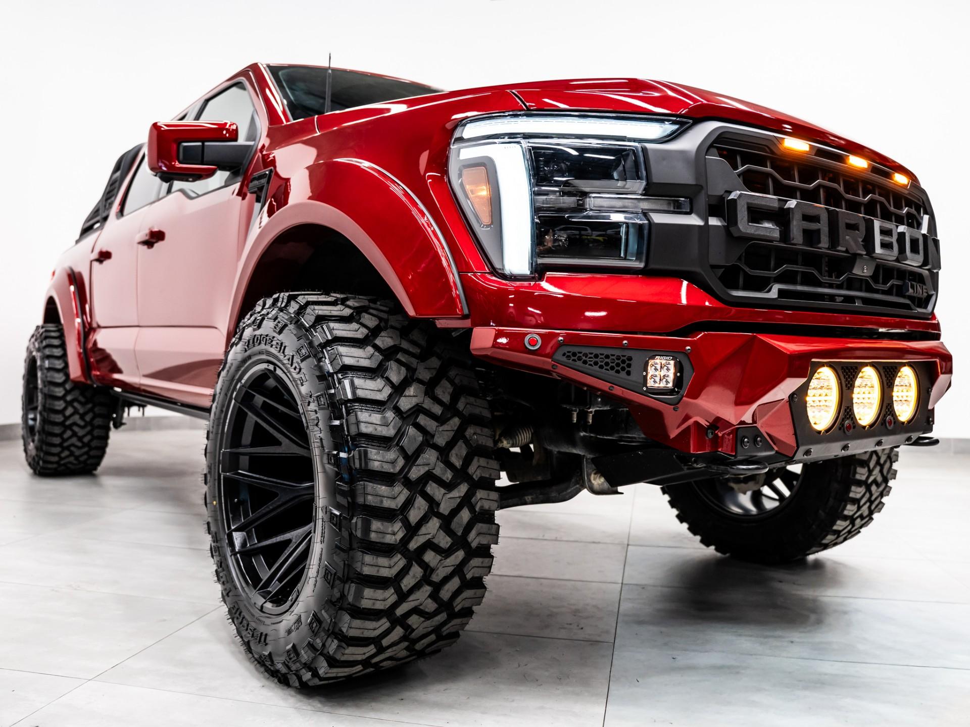 2025 FORD F-150 LARIAT 4X4 in Rapid Red Metallic Tinted Clearcoat, photo 10 of 49