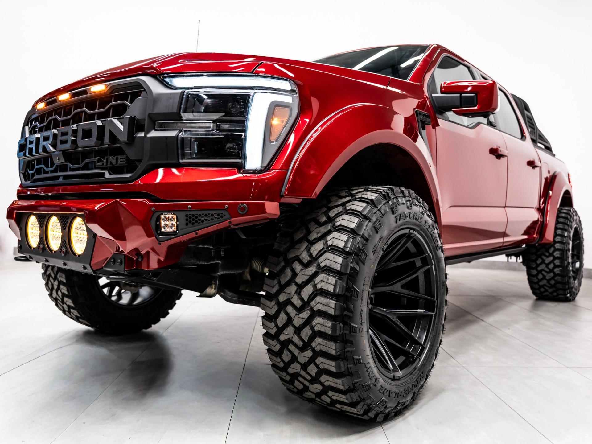 2025 FORD F-150 LARIAT 4X4 in Rapid Red Metallic Tinted Clearcoat, photo 12 of 49