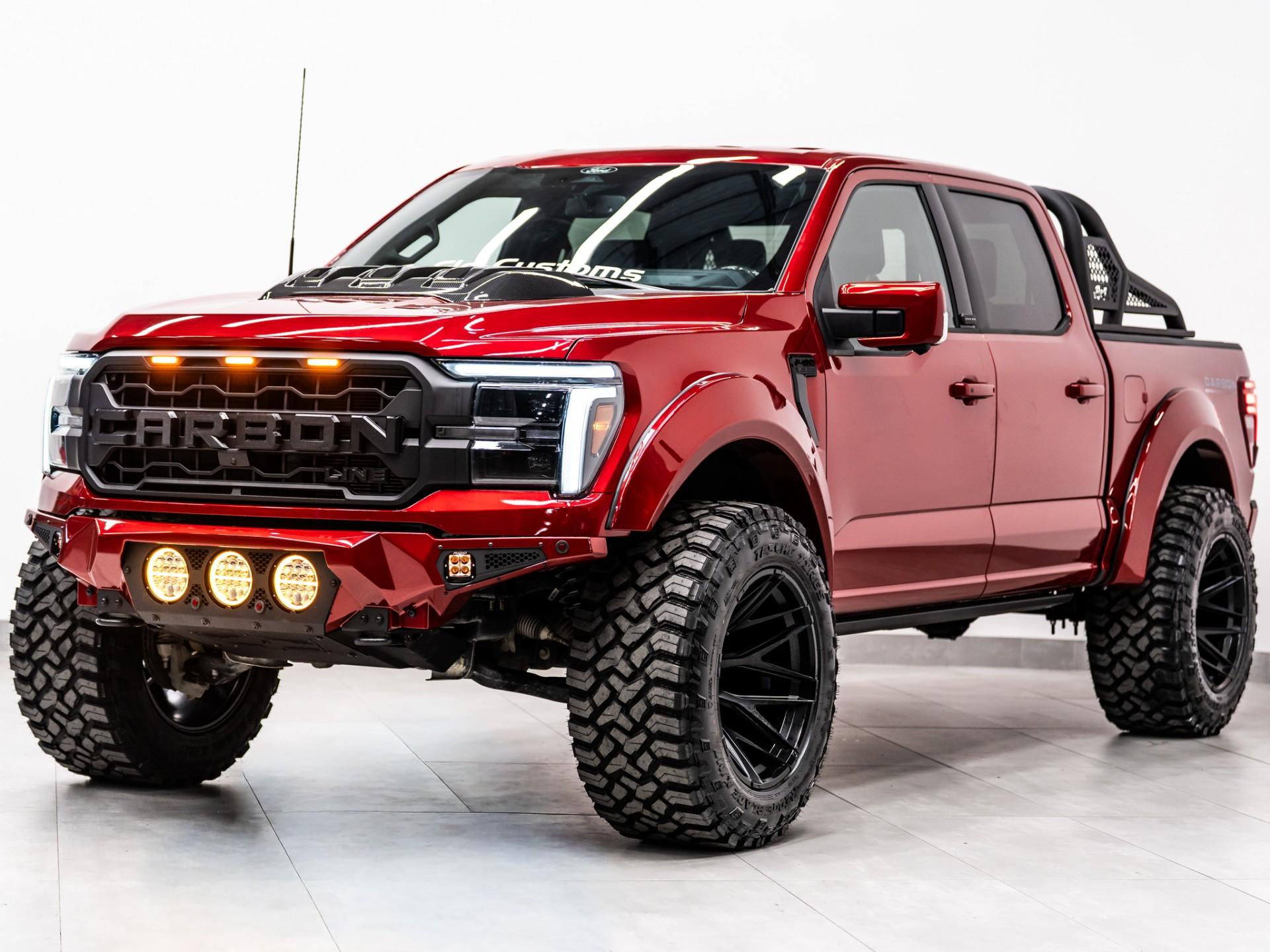2025 FORD F-150 LARIAT 4X4 in Rapid Red Metallic Tinted Clearcoat, photo 13 of 49