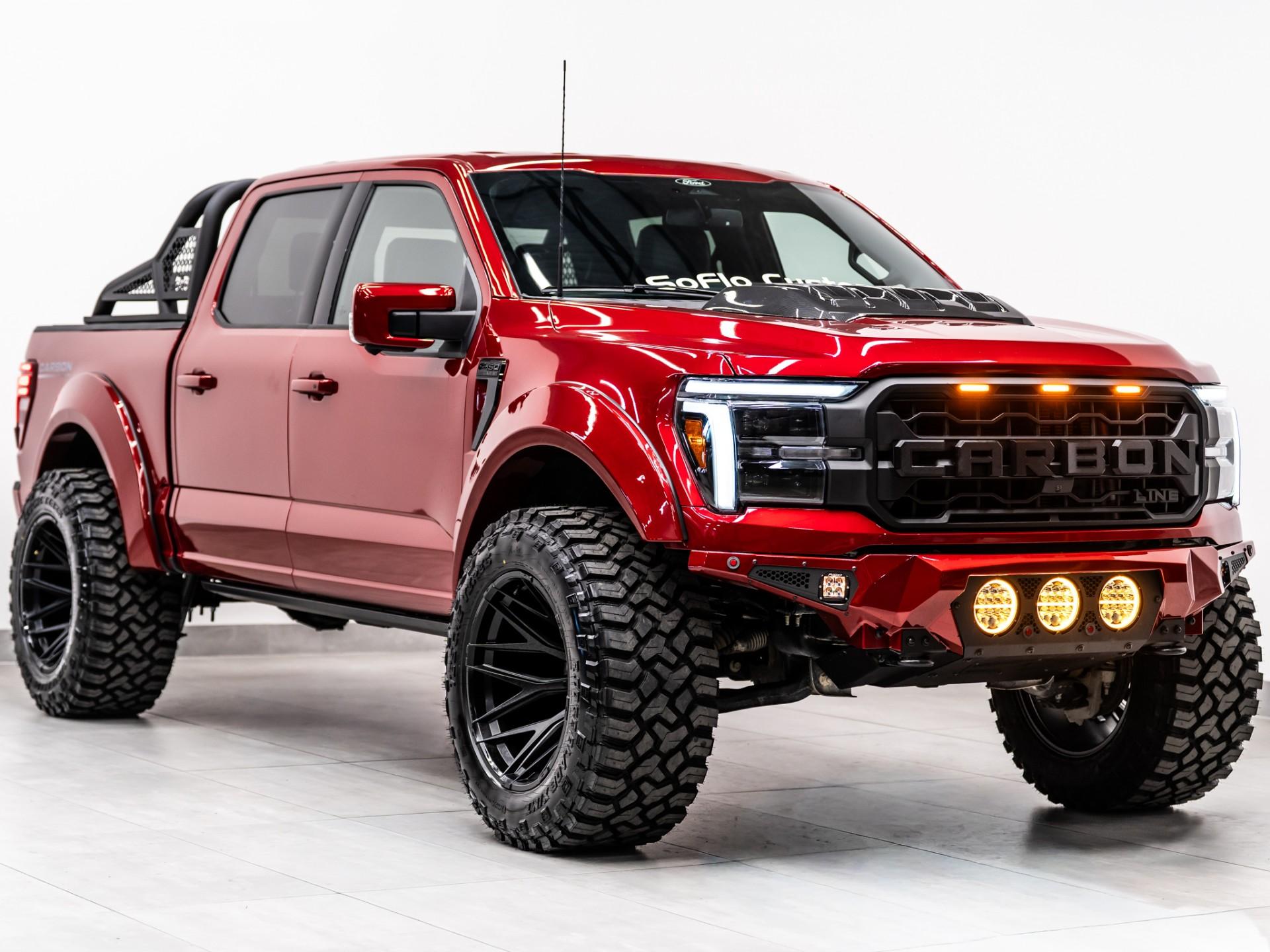 2025 FORD F-150 LARIAT 4X4 in Rapid Red Metallic Tinted Clearcoat, photo 9 of 49