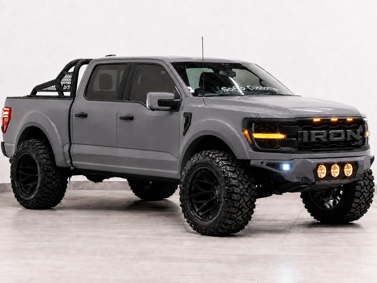 2025 FORD F-150 4X4 in Carbonized Gray Metallic, photo 2 of 7