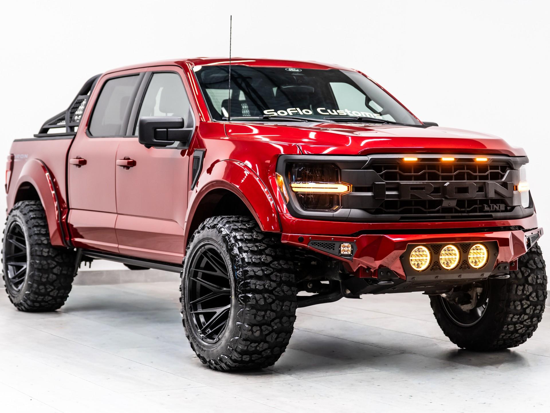 2024 FORD F-150 4X4 in Rapid Red Metallic Tinted Clearcoat, photo 12 of 46