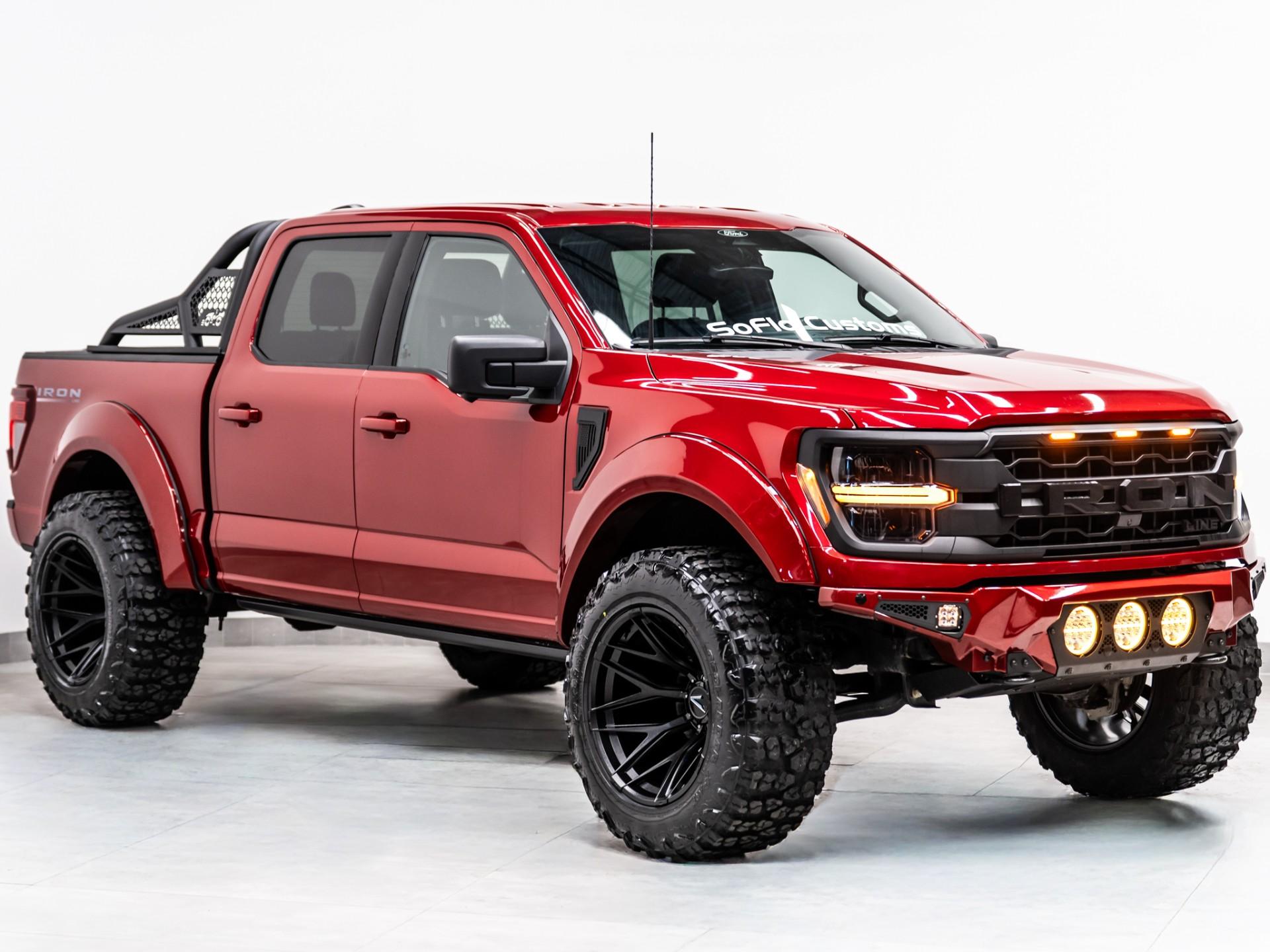 2024 FORD F-150 4X4 in Rapid Red Metallic Tinted Clearcoat, photo 11 of 46