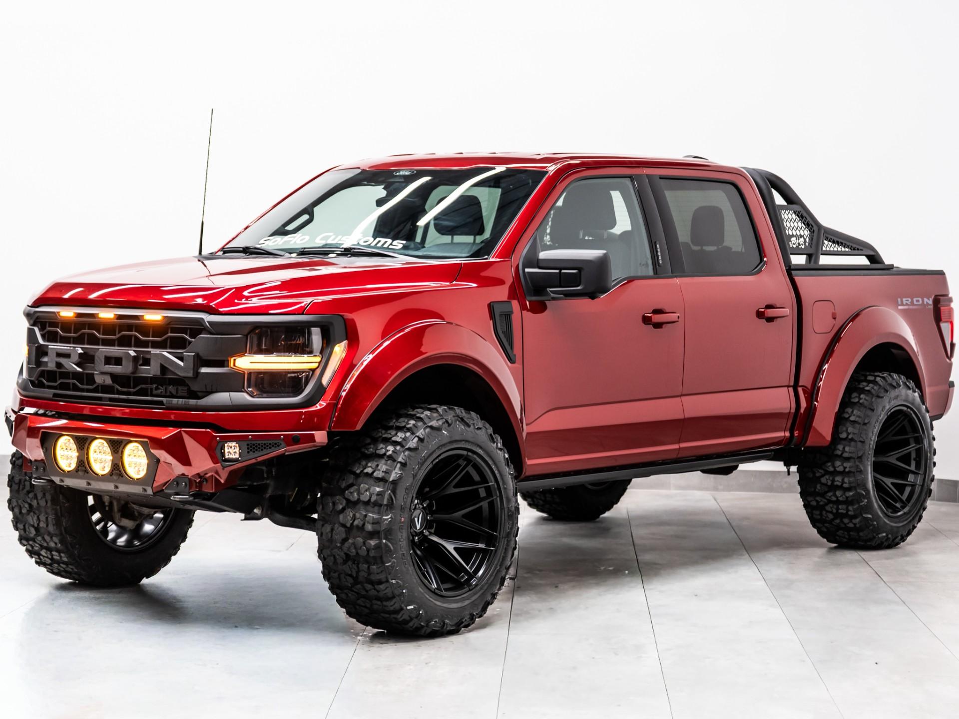 2024 FORD F-150 4X4 in Rapid Red Metallic Tinted Clearcoat, photo 5 of 46