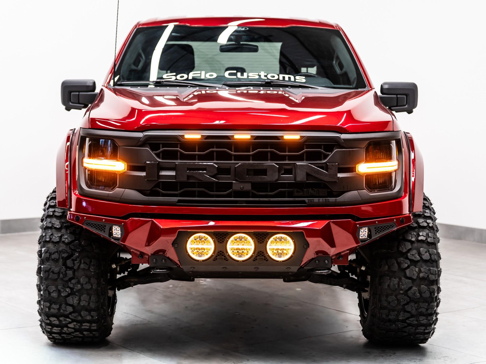 2024 FORD F-150 4X4 in Rapid Red Metallic Tinted Clearcoat, photo 2 of 46