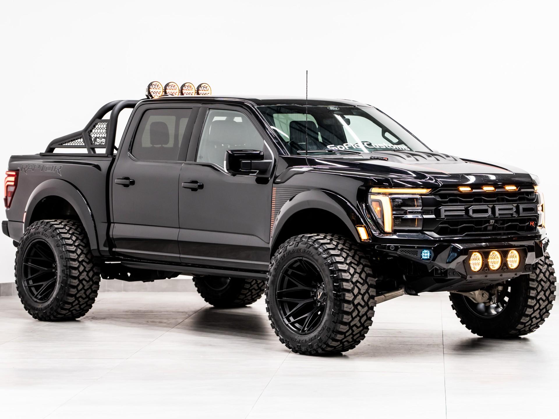 2025 FORD F-150 RAPTOR R in Agate Black Metallic, photo 3 of 55