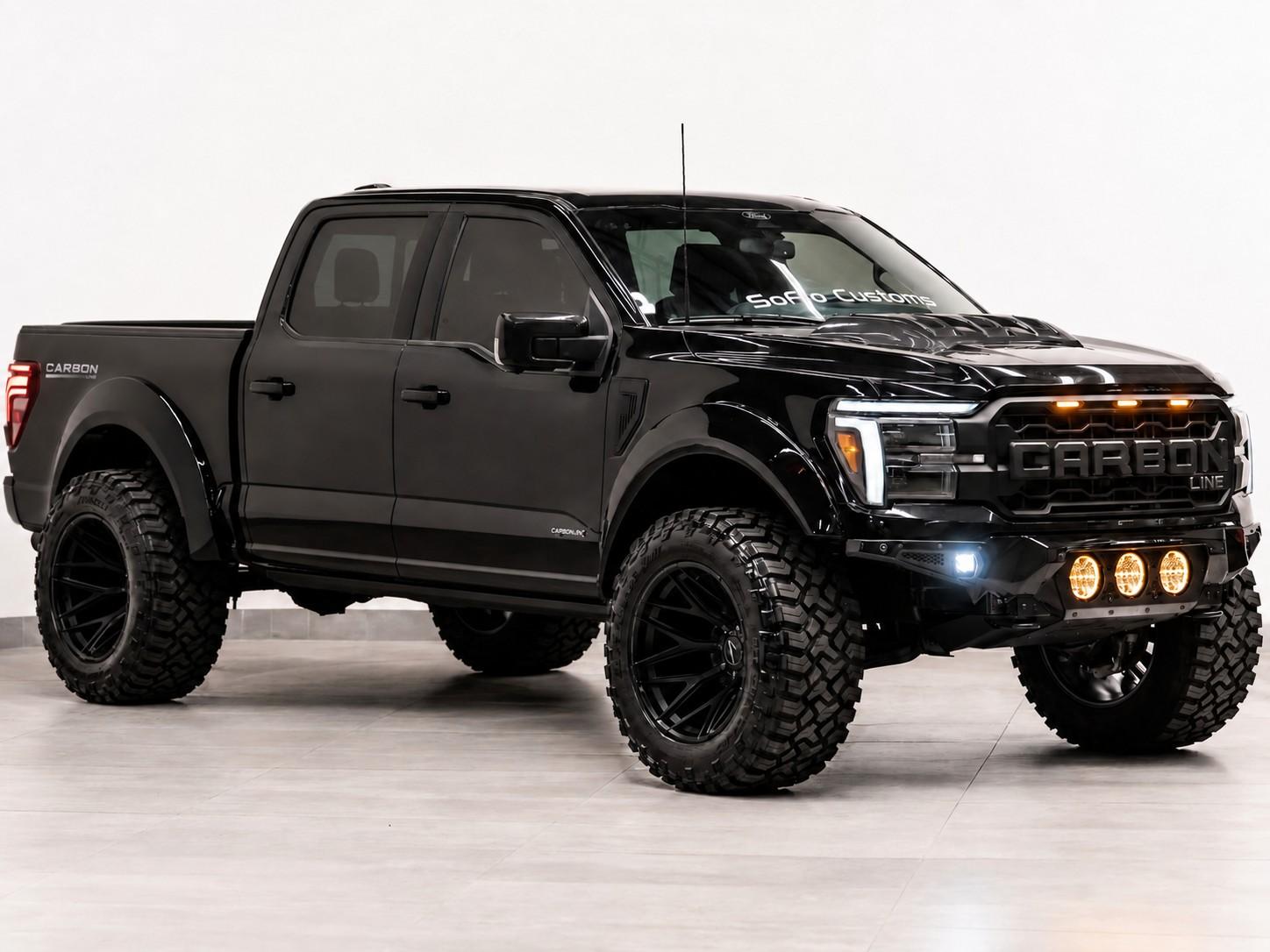 2026 FORD F-150 4X4 LARIAT in Agate Black Metallic, photo 3 of 5