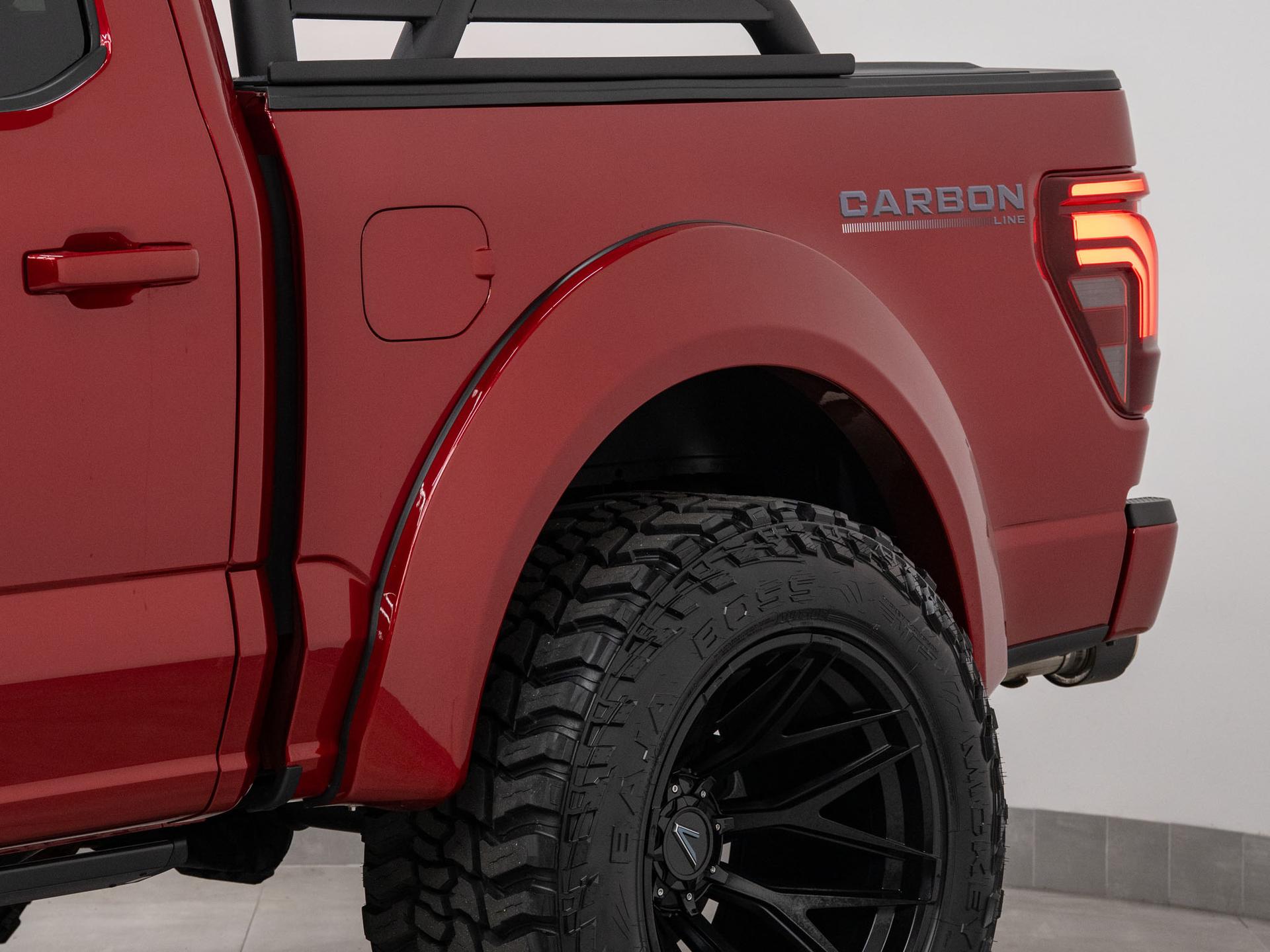 2024 FORD F-150 4X4 LARIAT in Rapid Red Metallic Tinted Clearcoat, photo 57 of 58