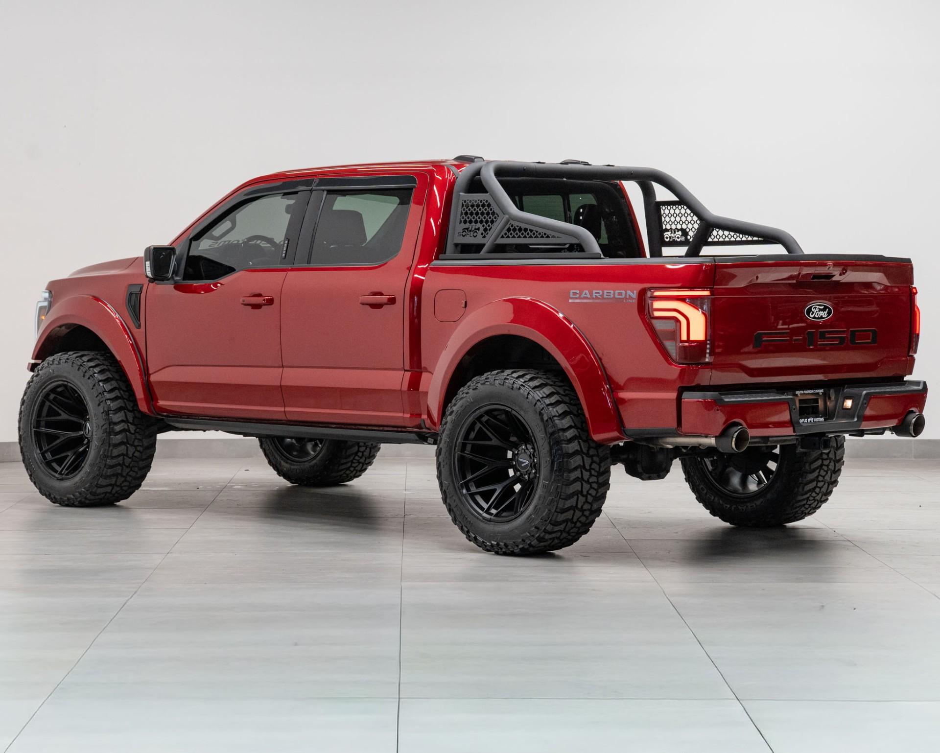 2024 FORD F-150 4X4 LARIAT in Rapid Red Metallic Tinted Clearcoat, photo 12 of 58