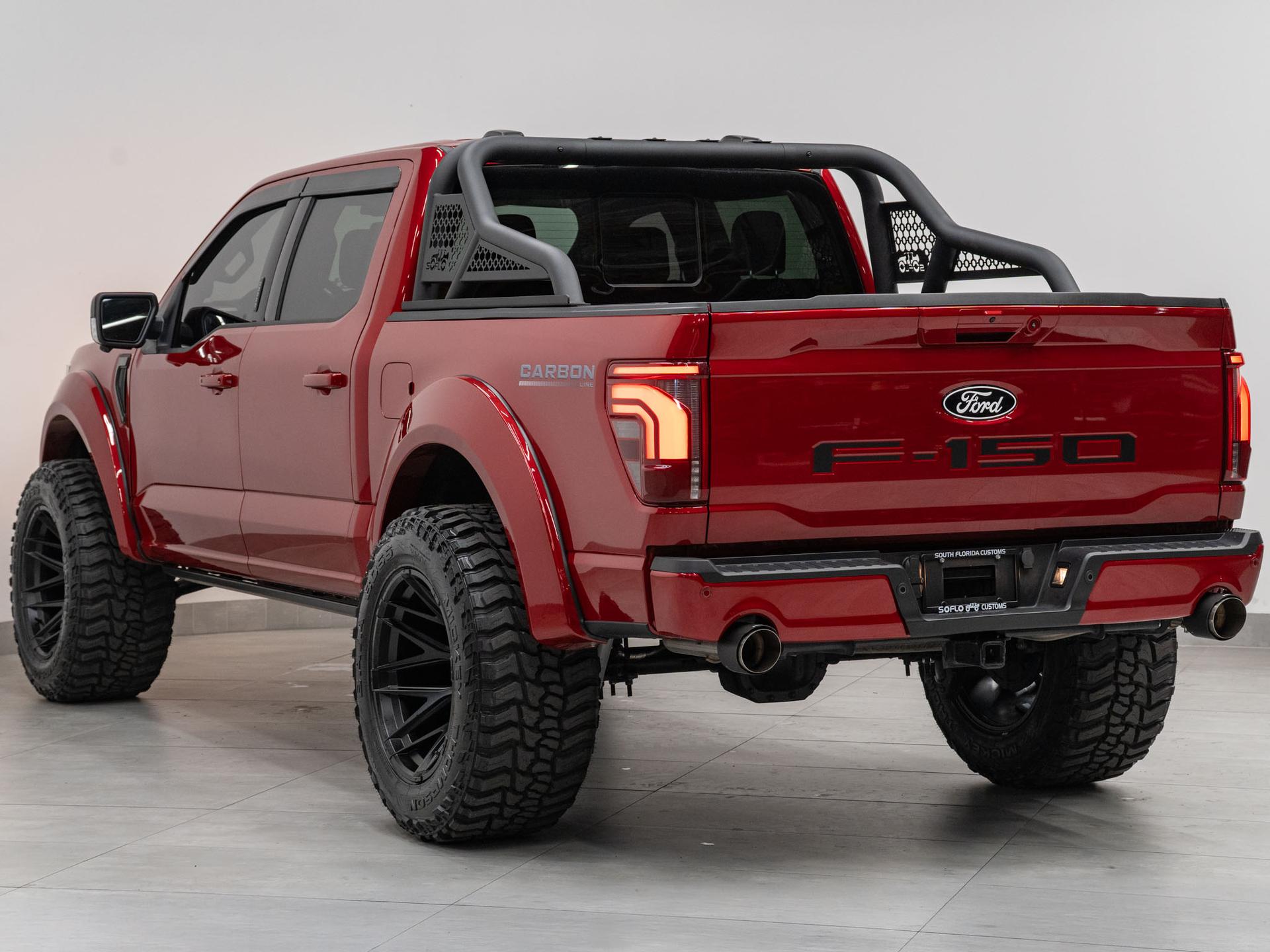 2024 FORD F-150 4X4 LARIAT in Rapid Red Metallic Tinted Clearcoat, photo 11 of 58
