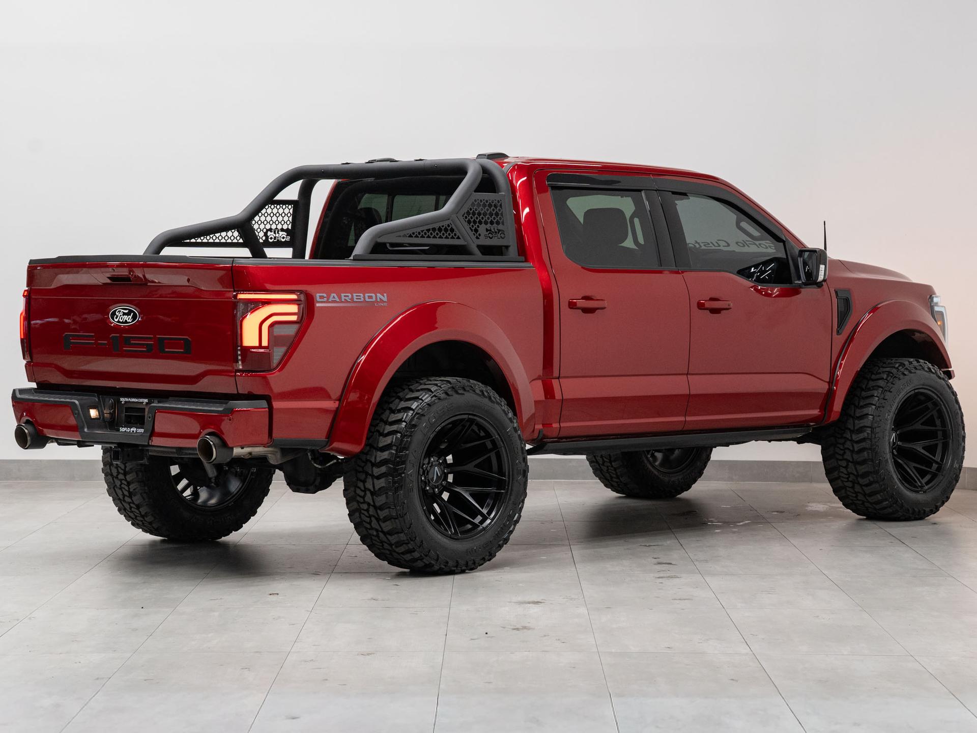 2024 FORD F-150 4X4 LARIAT in Rapid Red Metallic Tinted Clearcoat, photo 9 of 58