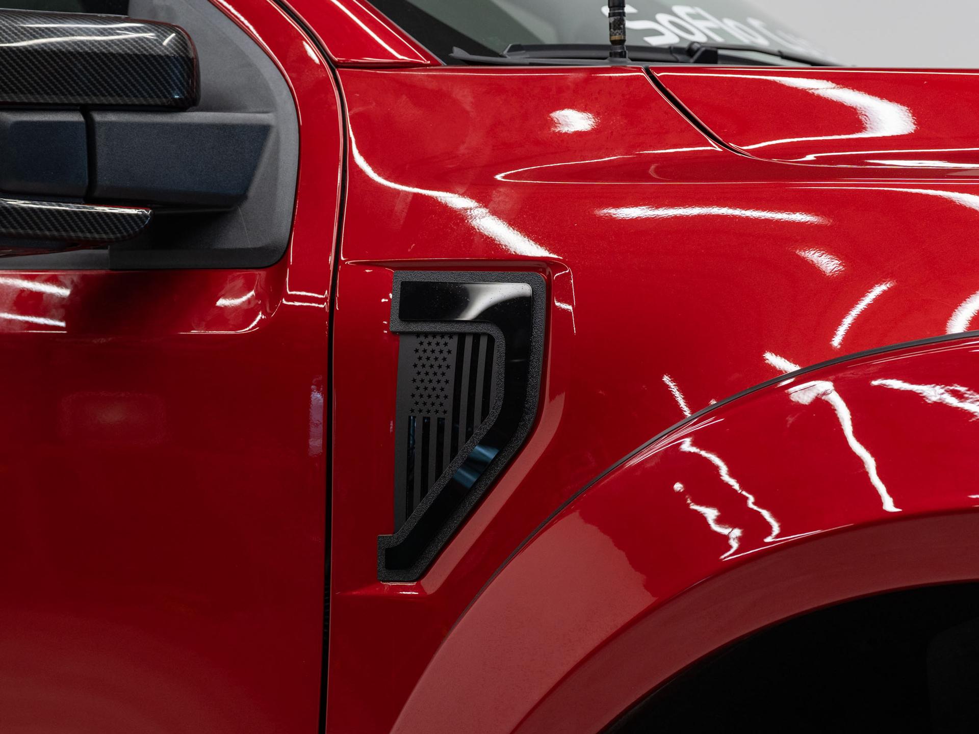 2024 FORD F-150 4X4 LARIAT in Rapid Red Metallic Tinted Clearcoat, photo 52 of 58