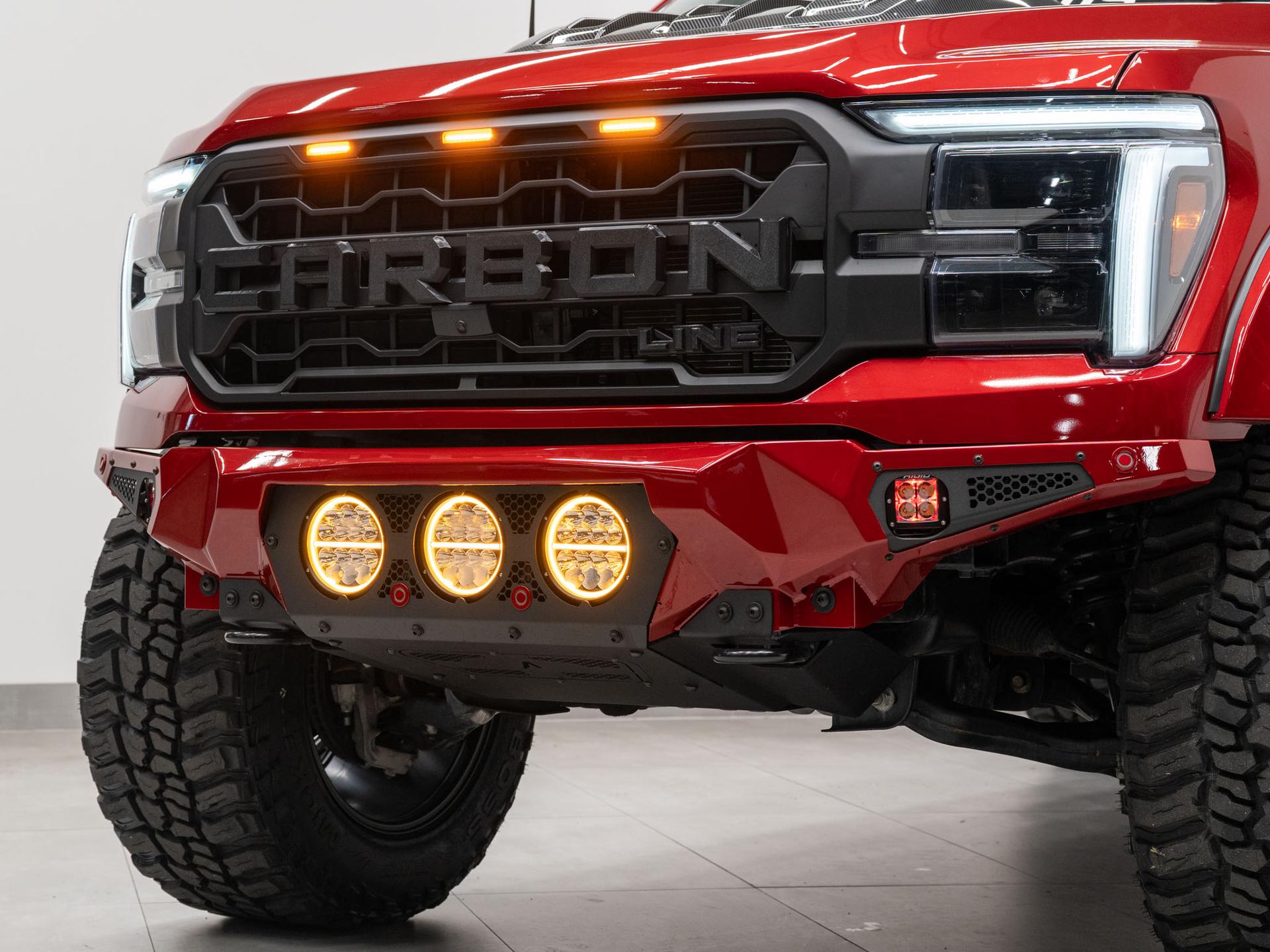 2024 FORD F-150 4X4 LARIAT in Rapid Red Metallic Tinted Clearcoat, photo 18 of 58