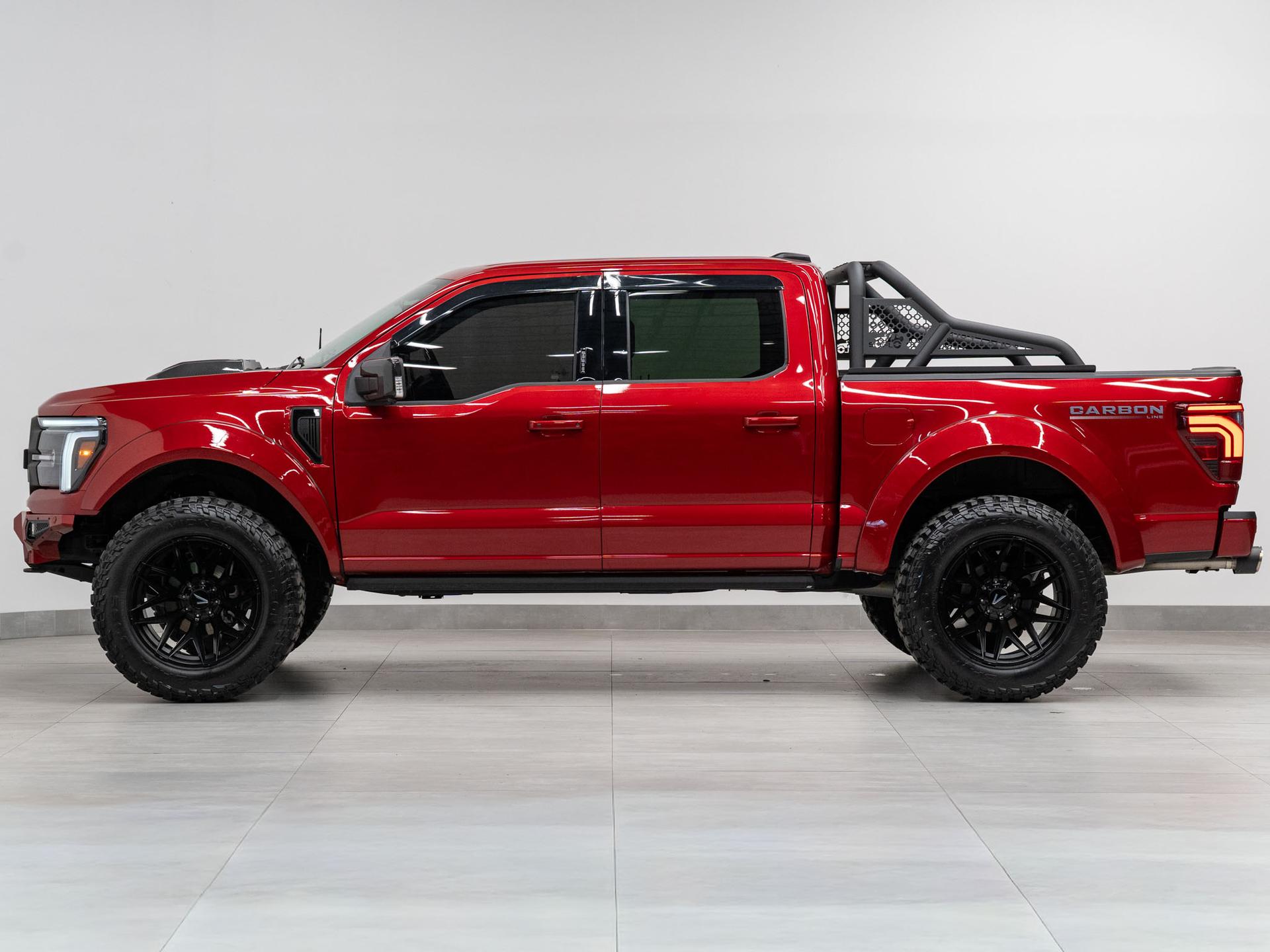 2024 FORD F-150 4X4 LARIAT in Rapid Red Metallic Tinted Clearcoat, photo 15 of 58