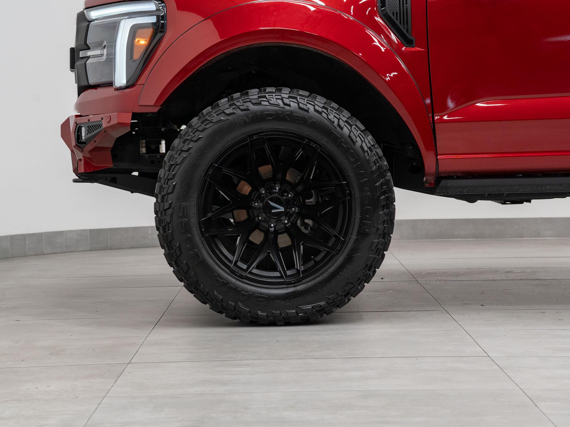 2024 FORD F-150 4X4 LARIAT in Rapid Red Metallic Tinted Clearcoat, photo 16 of 58
