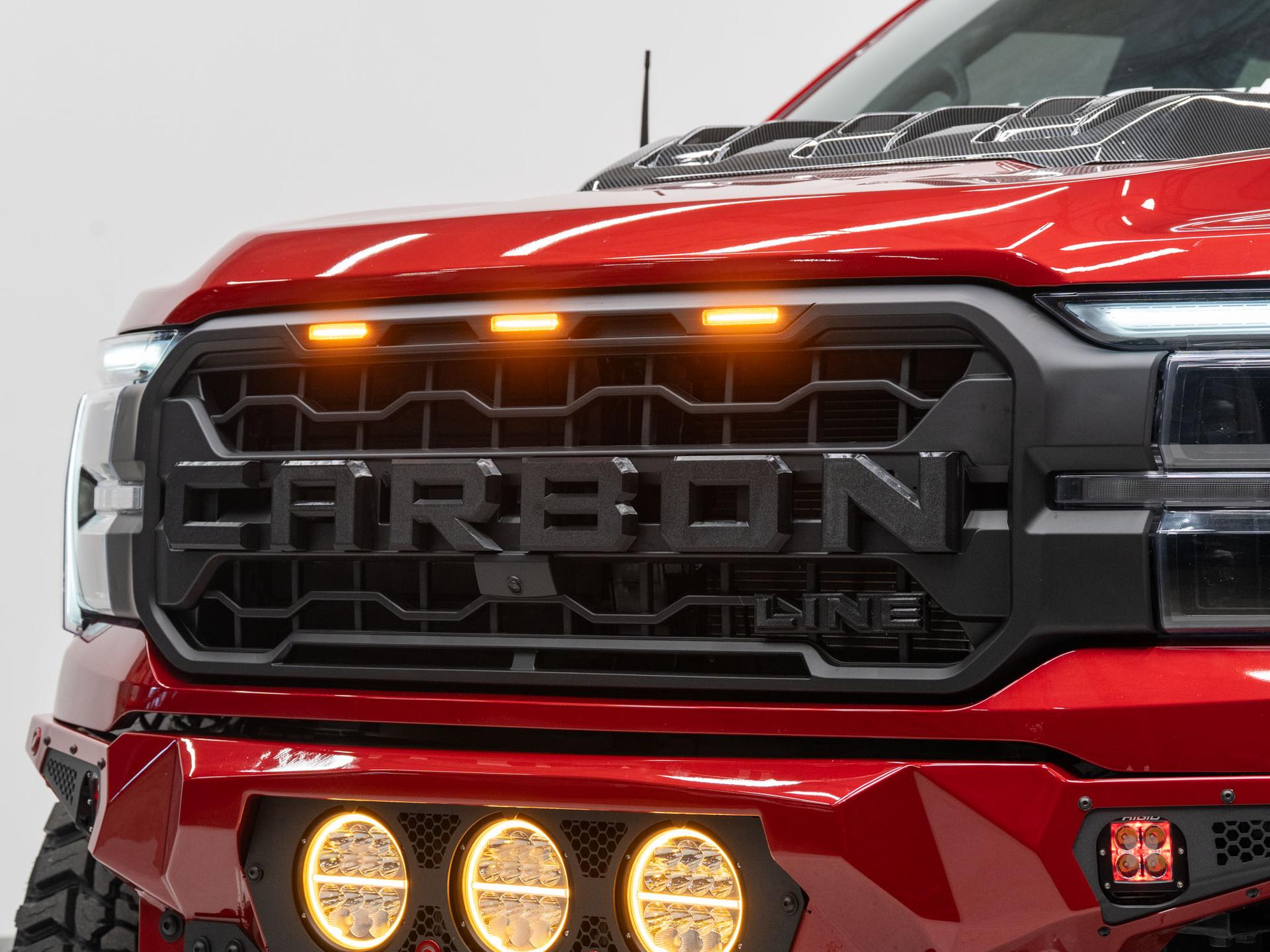 2024 FORD F-150 4X4 LARIAT in Rapid Red Metallic Tinted Clearcoat, photo 5 of 58
