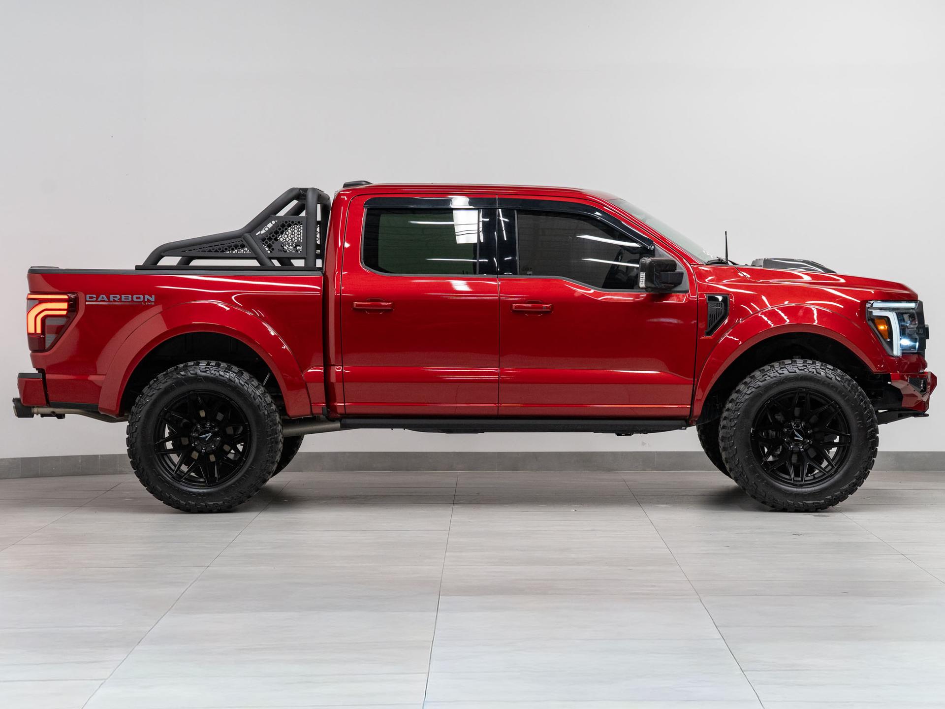 2024 FORD F-150 4X4 LARIAT in Rapid Red Metallic Tinted Clearcoat, photo 7 of 58