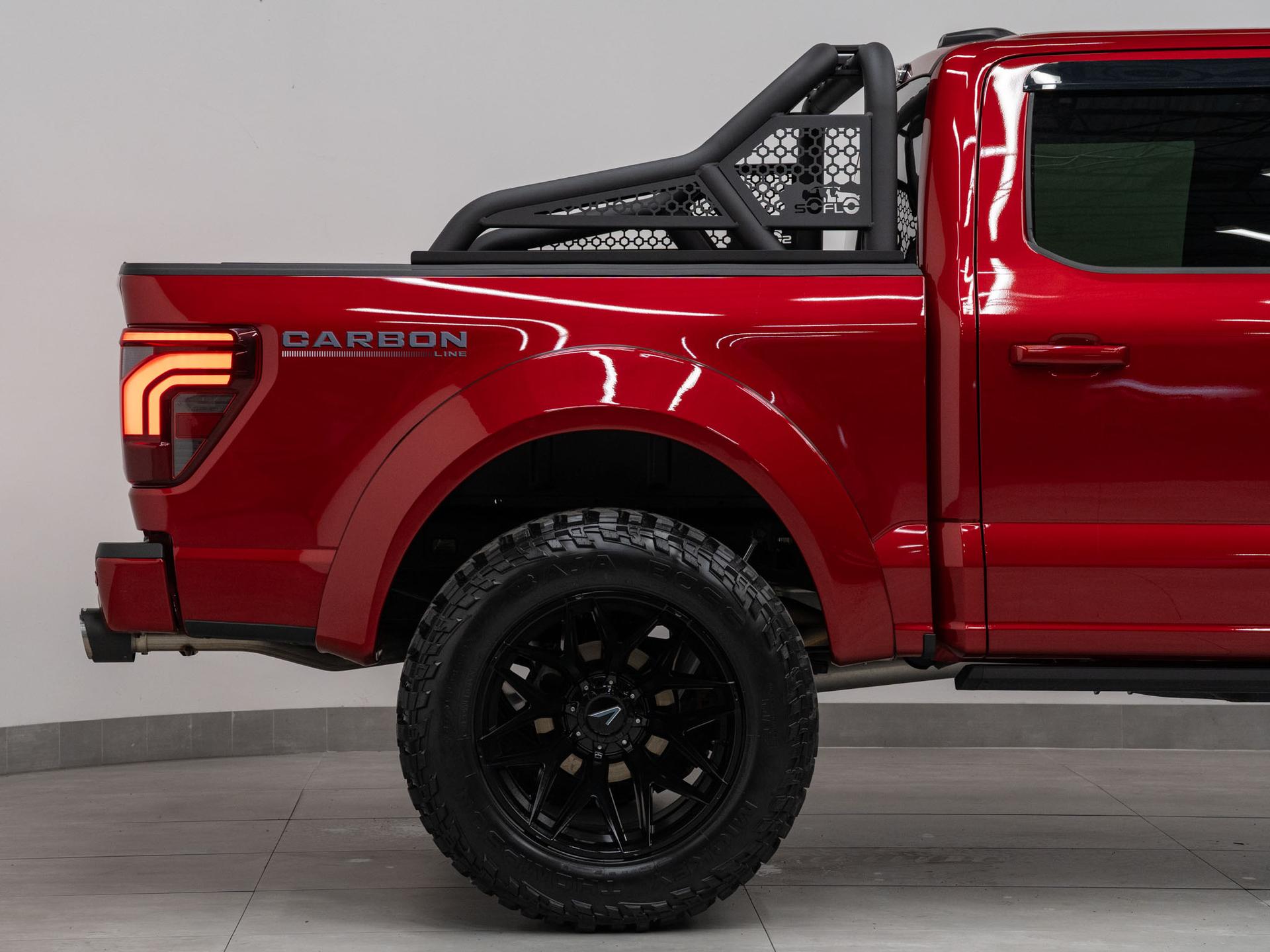 2024 FORD F-150 4X4 LARIAT in Rapid Red Metallic Tinted Clearcoat, photo 8 of 58