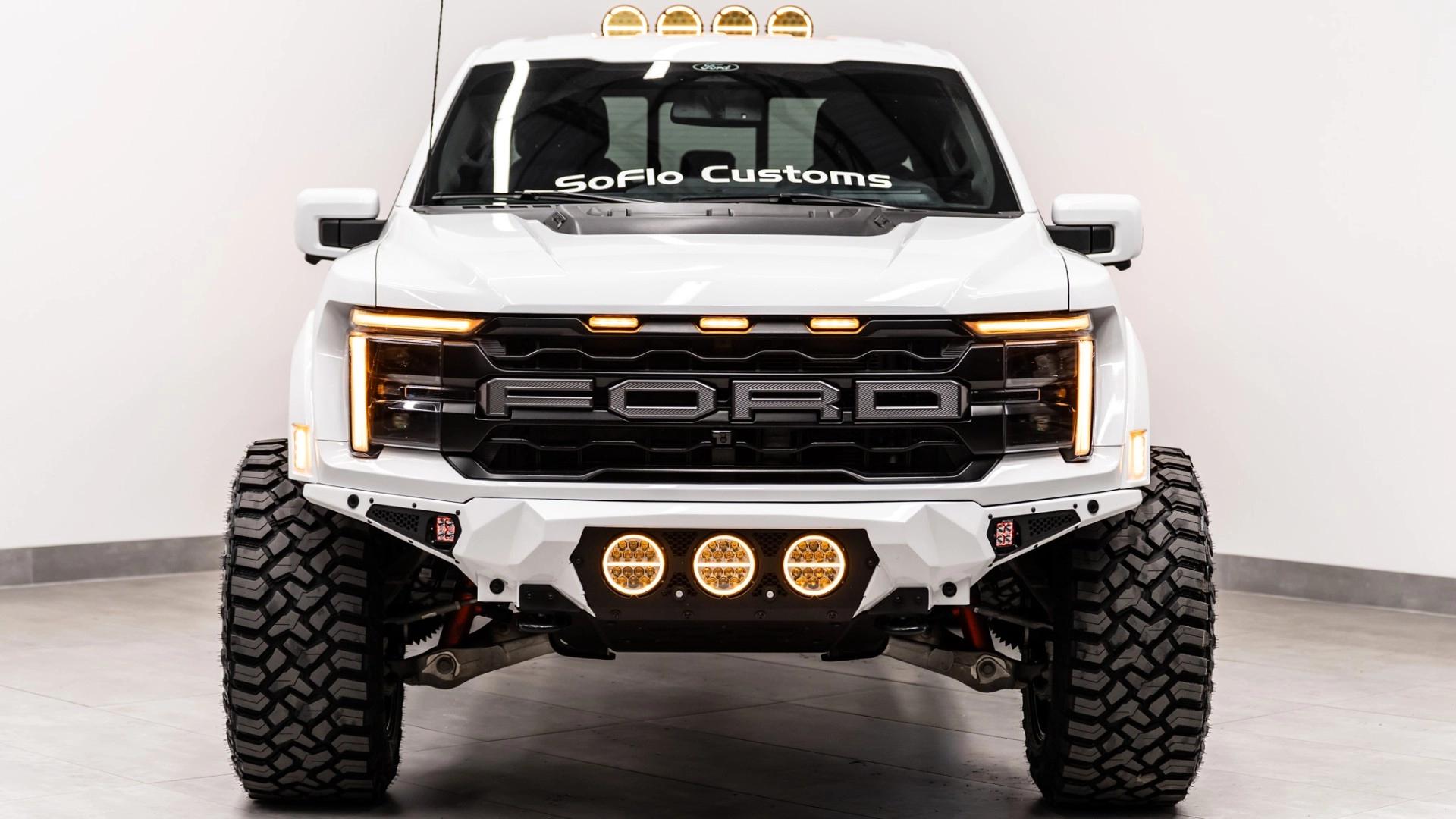 2025 FORD F-150 RAPTOR in Space White Metallic, photo 2 of 5