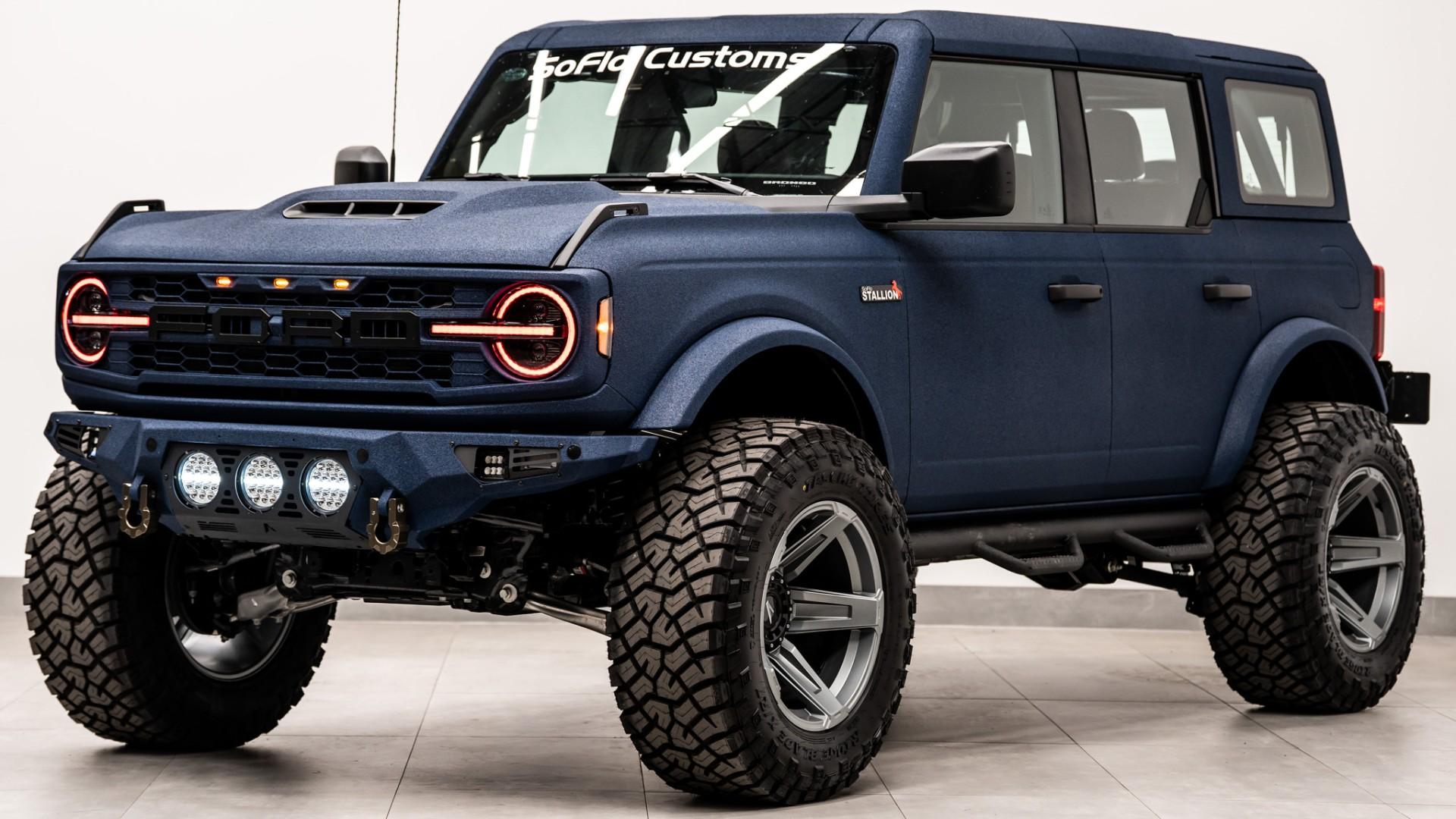 2025 FORD BRONCO 4X4 in Blue, photo 5 of 58