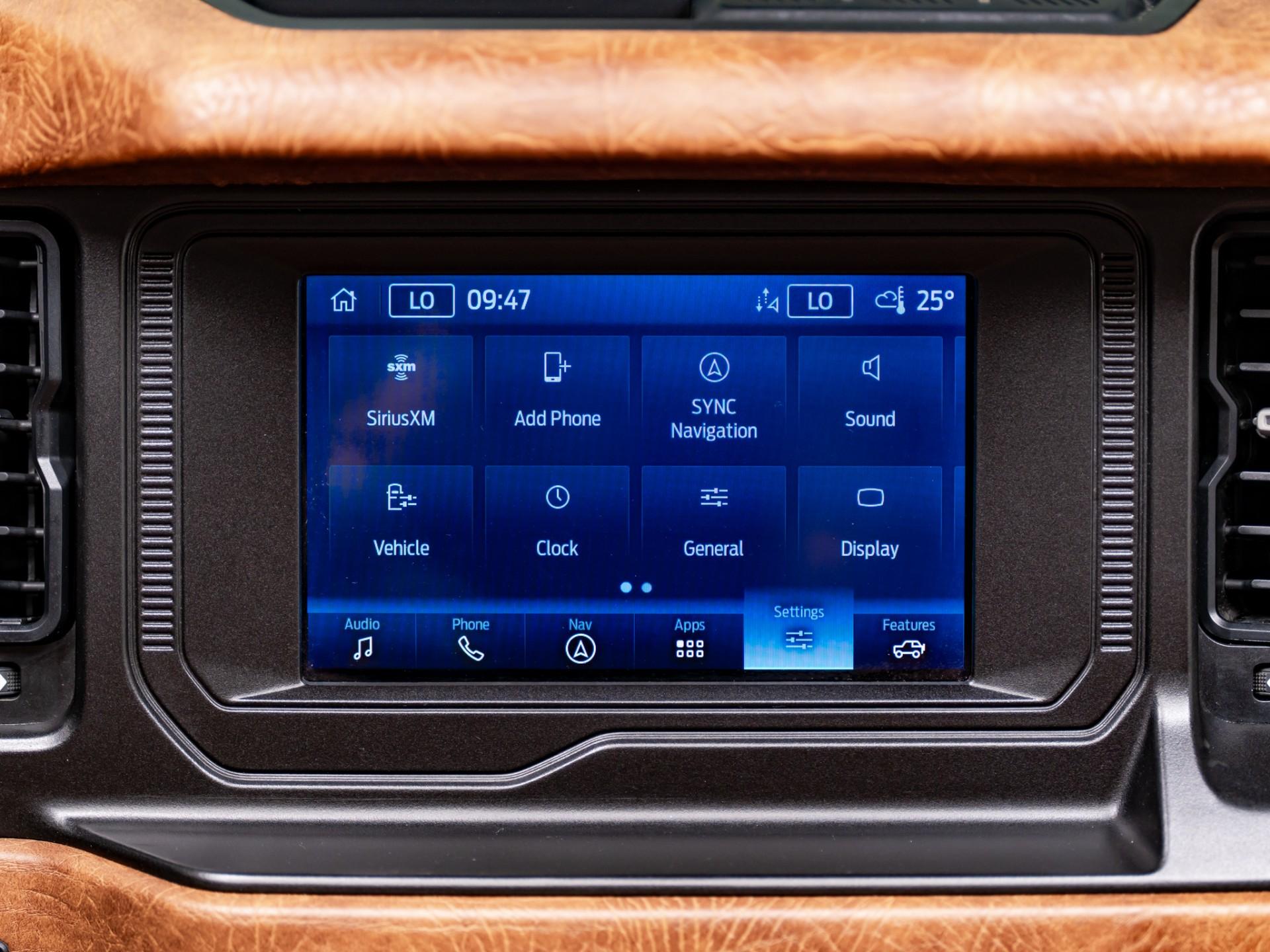2022 FORD BRONCO 4X4 in Black, photo 47 of 60