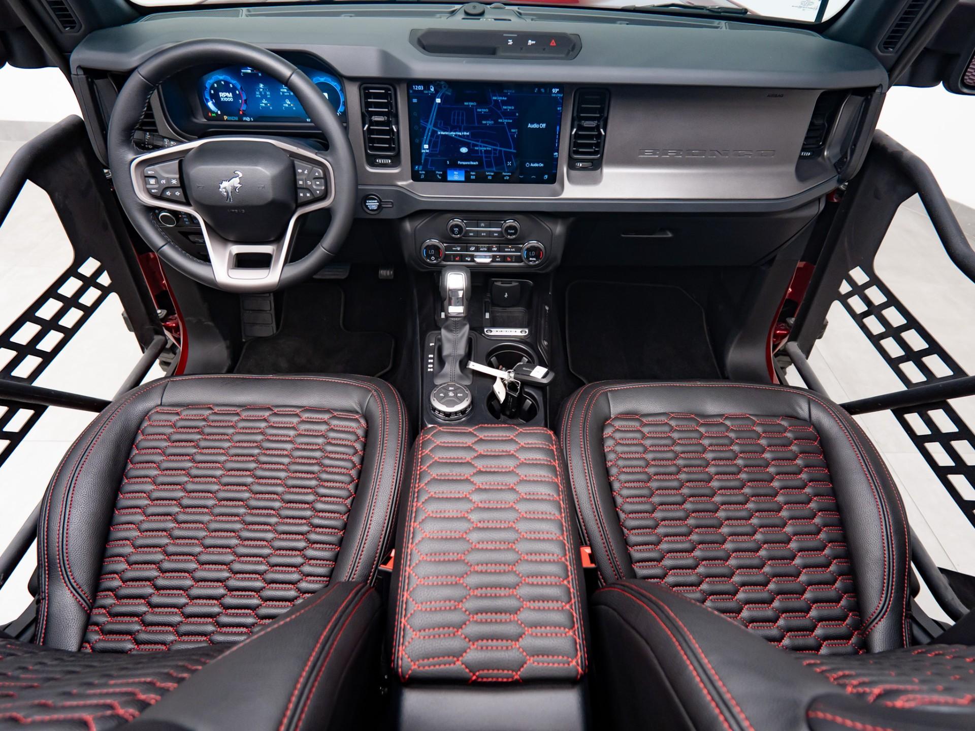 2026 FORD BRONCO 4X4 in Ruby Red Metallic Tinted Clearcoat, photo 36 of 56