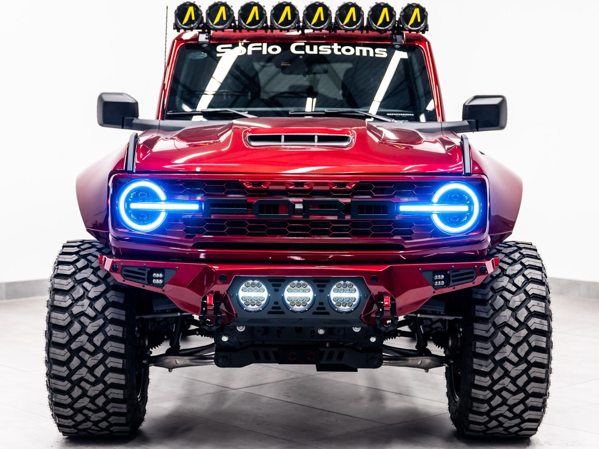 2026 FORD BRONCO 4X4 in Ruby Red Metallic Tinted Clearcoat, photo 3 of 5