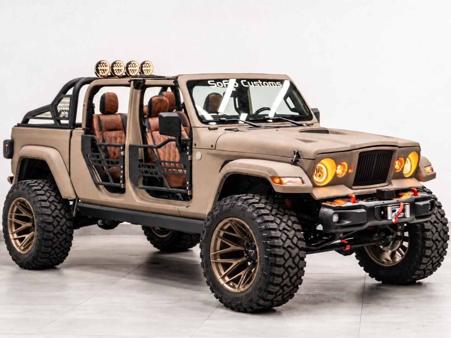 2026 JEEP GLADIATOR 4X4 in Tan, photo 2 of 5
