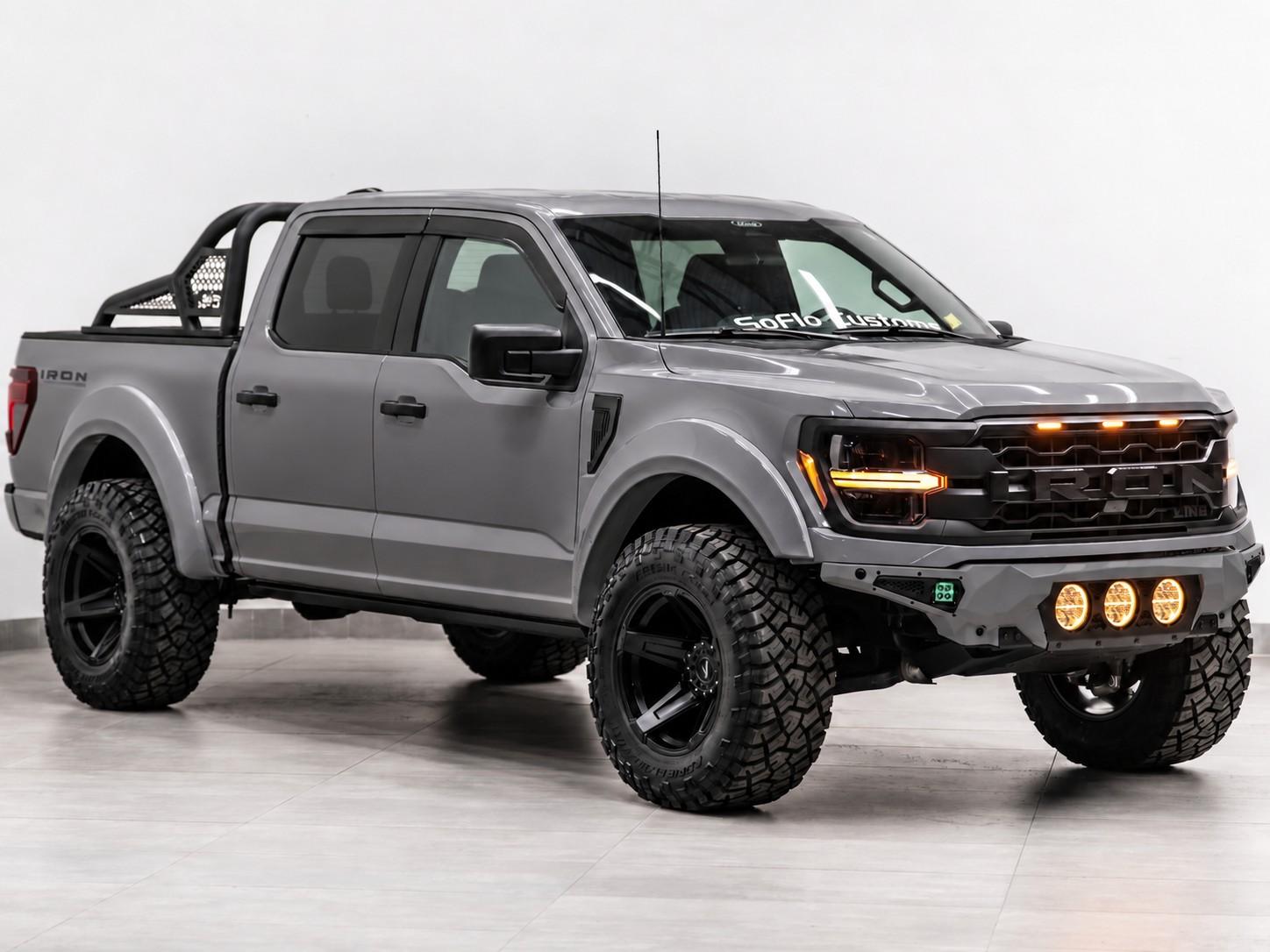 2024 FORD F-150 4X4 in Carbonized Gray Metallic, photo 3 of 5