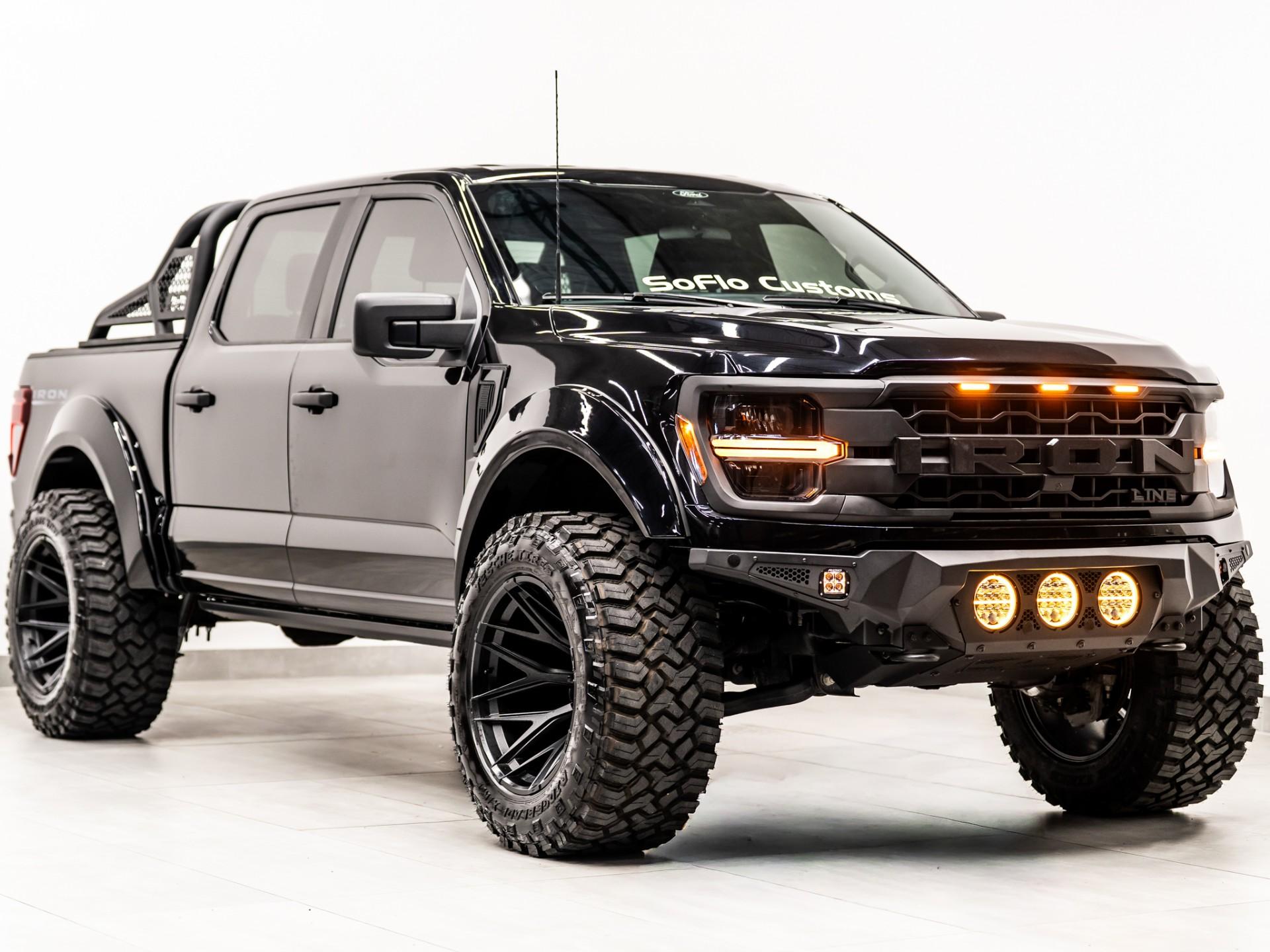 2025 FORD F-150 4X4 in Agate Black Metallic, photo 2 of 5