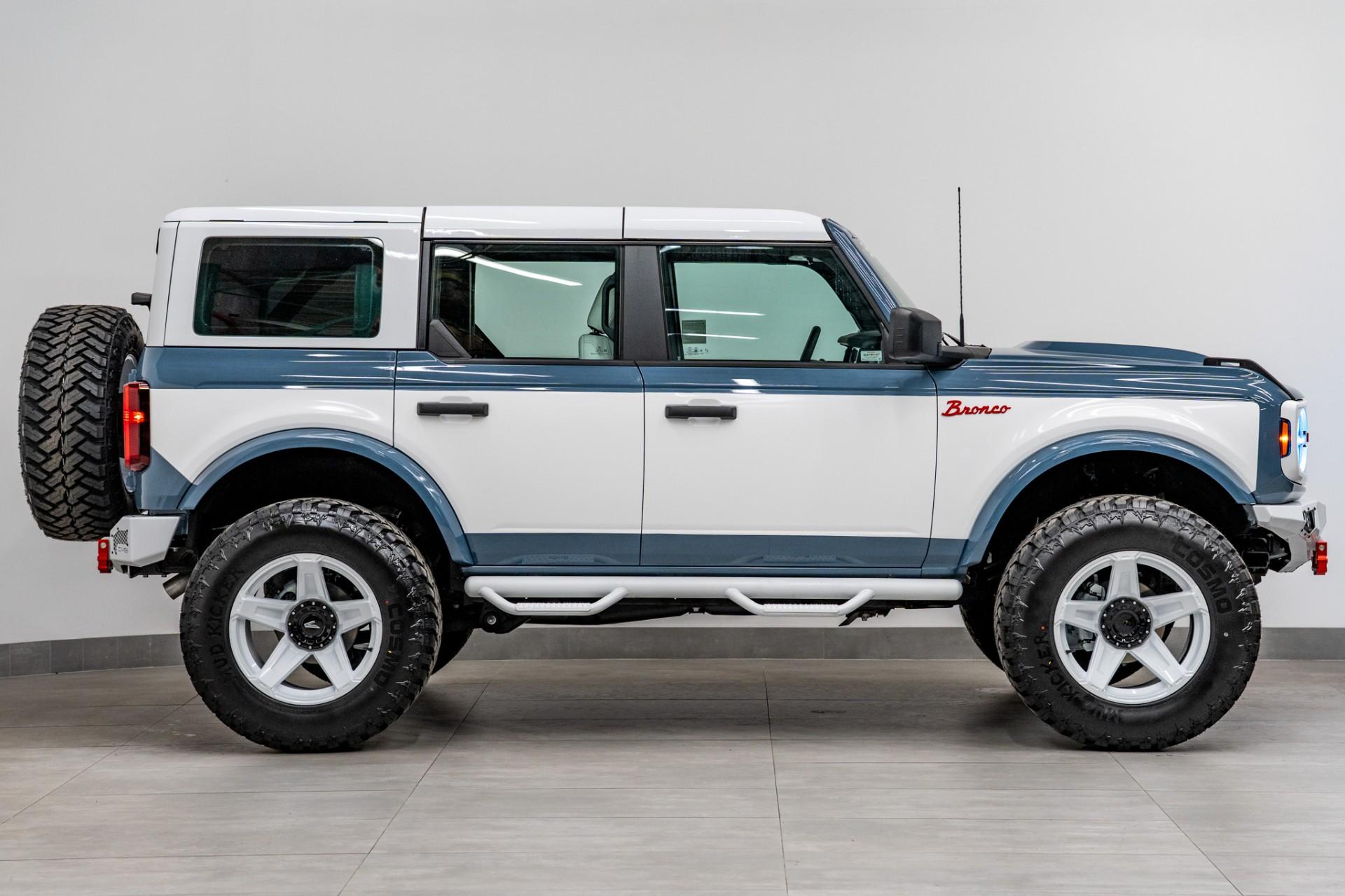 2025 FORD BRONCO 4X4 in Azure Gray Metallic Tri-coat, photo 7 of 33