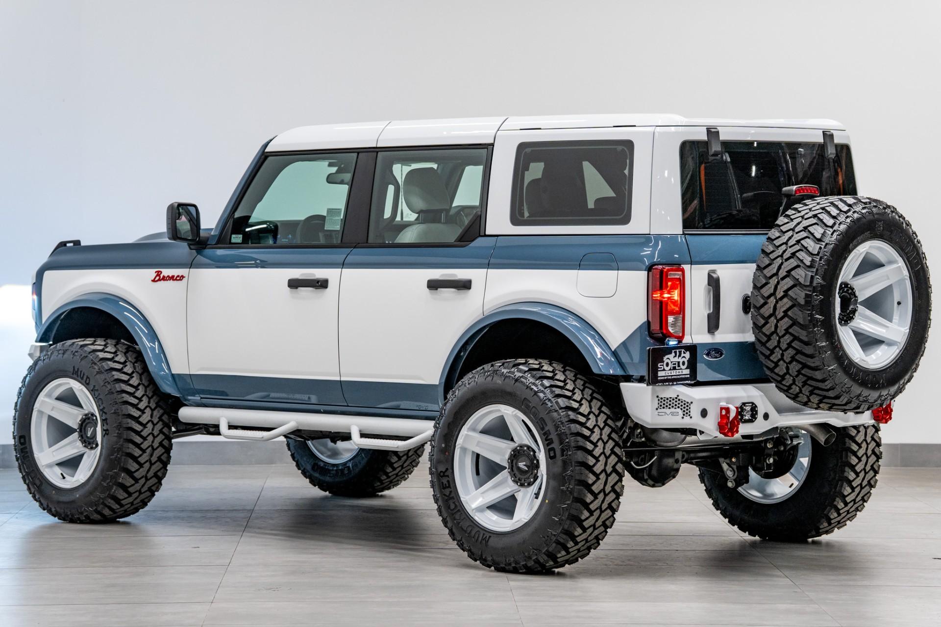 2025 FORD BRONCO 4X4 in Azure Gray Metallic Tri-coat, photo 12 of 33