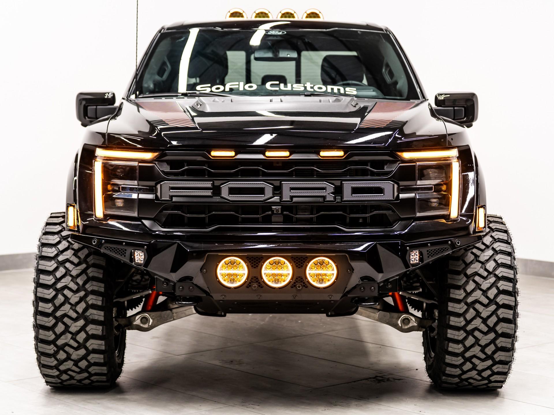 2026 FORD F-150 RAPTOR in Agate Black Metallic, photo 2 of 5