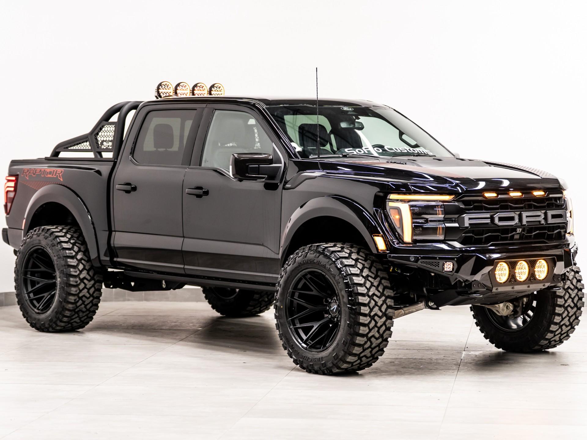 2026 FORD F-150 RAPTOR in Agate Black Metallic, photo 3 of 5
